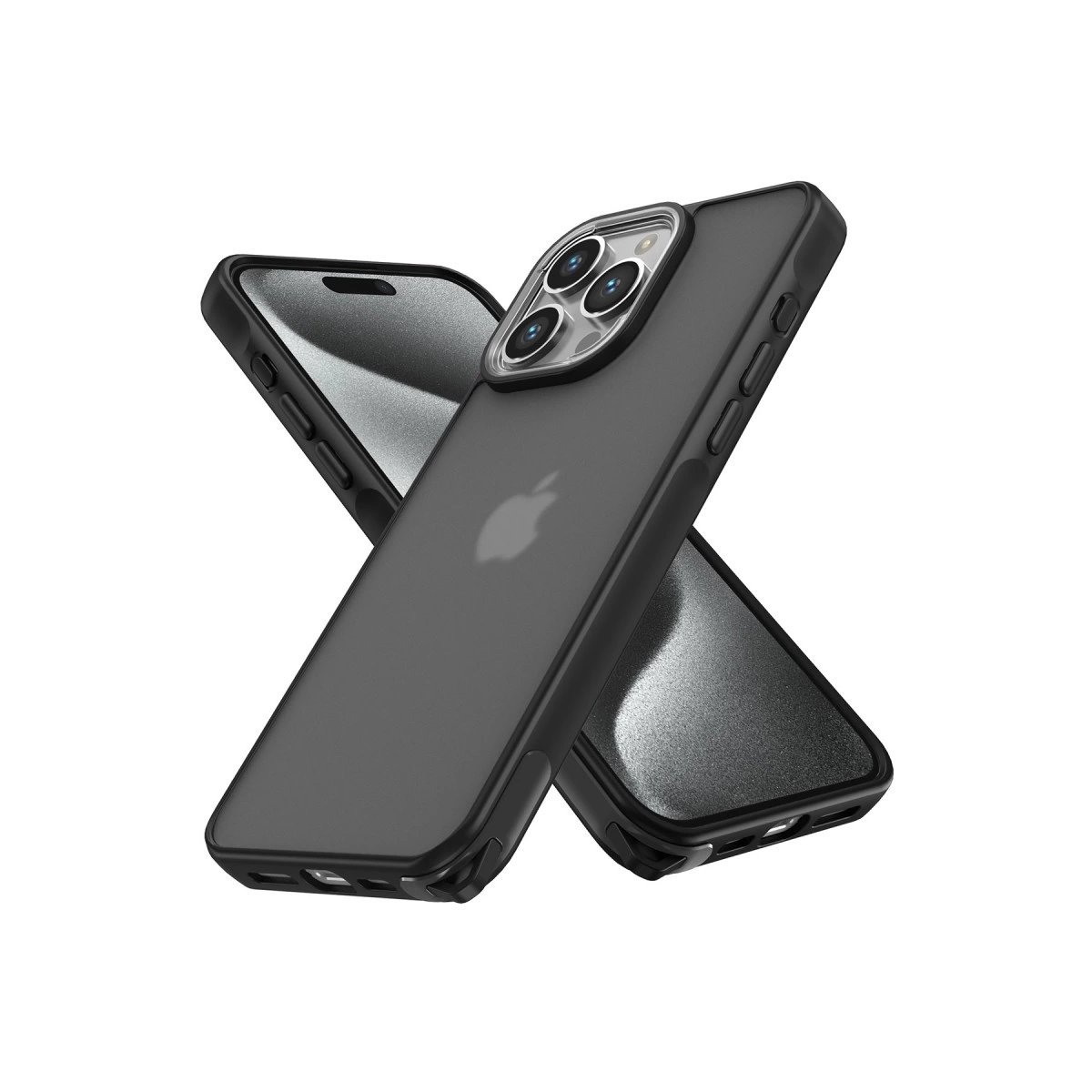 İphone 14 Pro Max Kılıf Elegant Kapak - Siyah