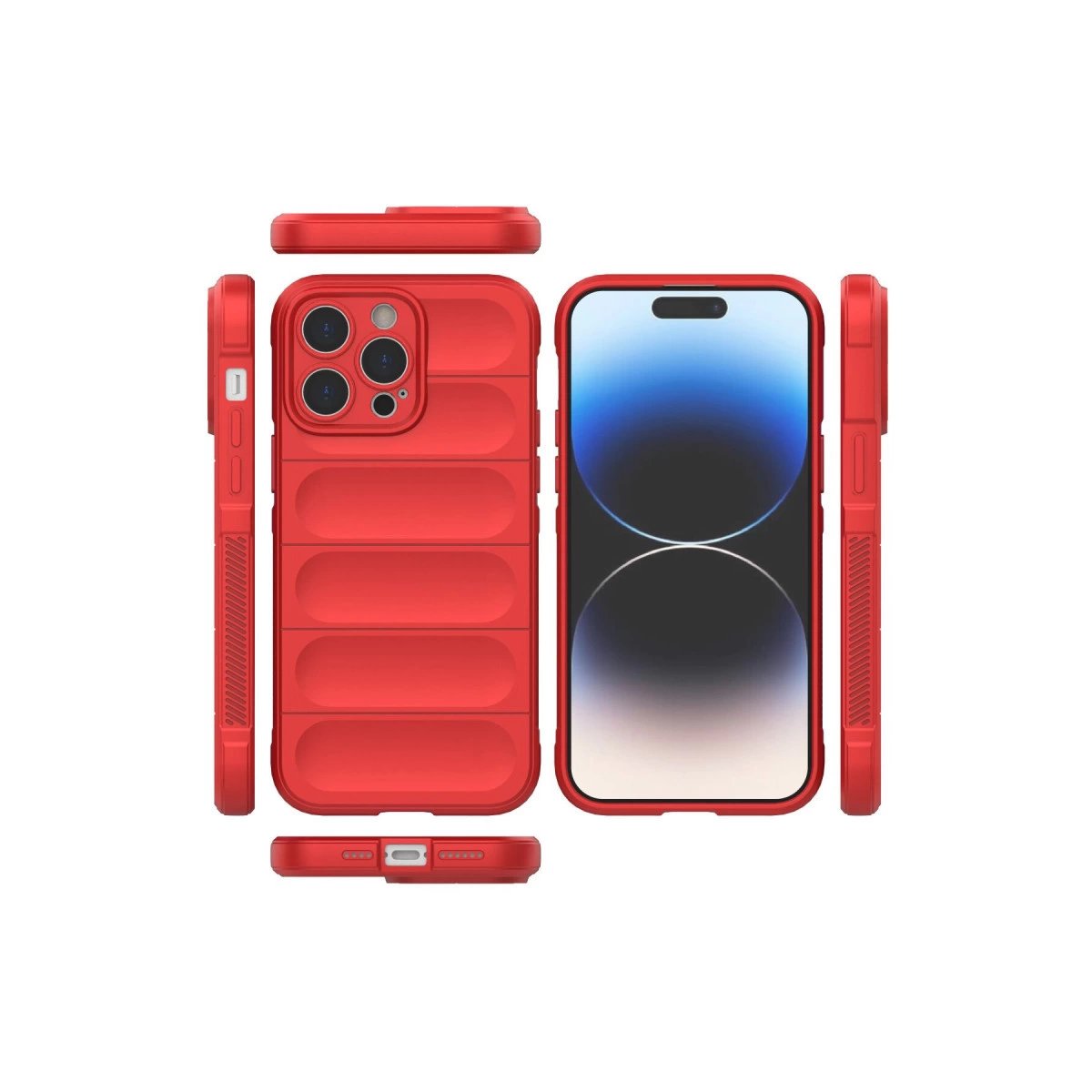 İphone 13 Pro Kılıf Optimum Silikon - Kırmızı İphone 13 Pro Kılıf Optimum Silikon - Kırmızı