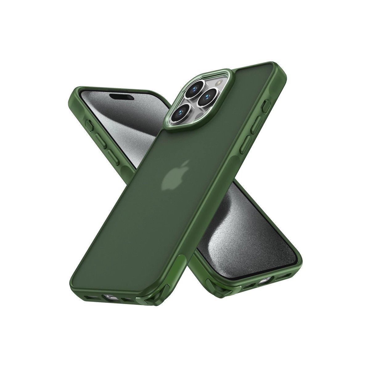 İphone 15 Pro Max Kılıf Elegant Kapak - Yeşil İphone 15 Pro Max Kılıf Elegant Kapak - Yeşil