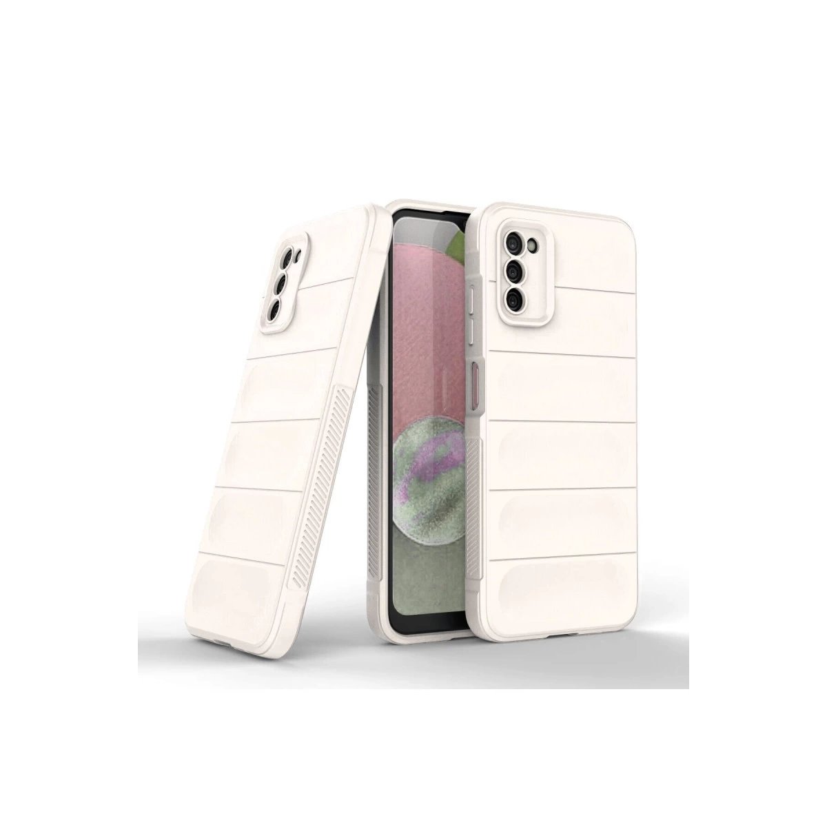 Samsung Galaxy A03s Kılıf Optimum Silikon - Krem Samsung Galaxy A03s Kılıf Optimum Silikon - Krem