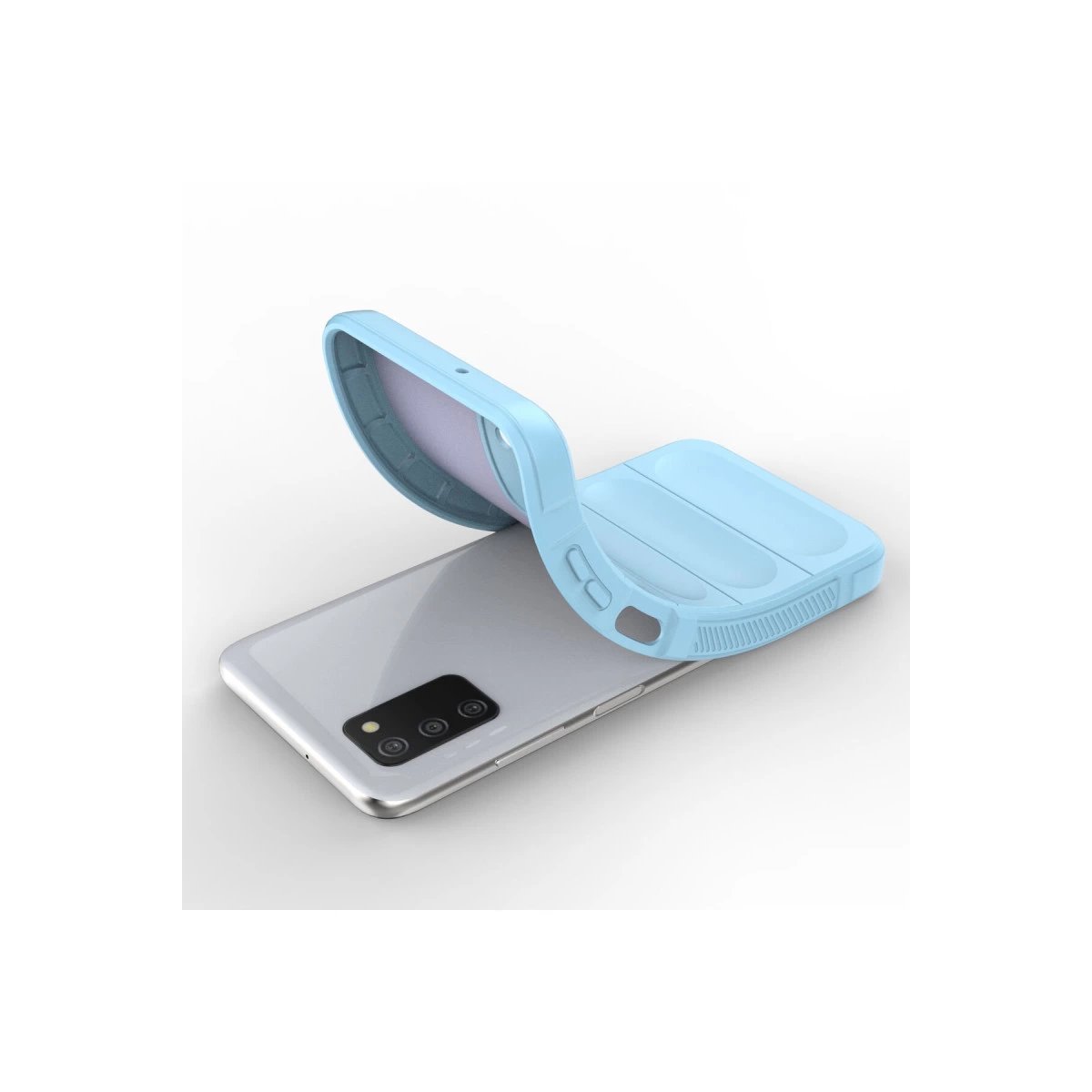 Samsung Galaxy A03s Kılıf Optimum Silikon - Sky Blue Samsung Galaxy A03s Kılıf Optimum Silikon - Sky Blue