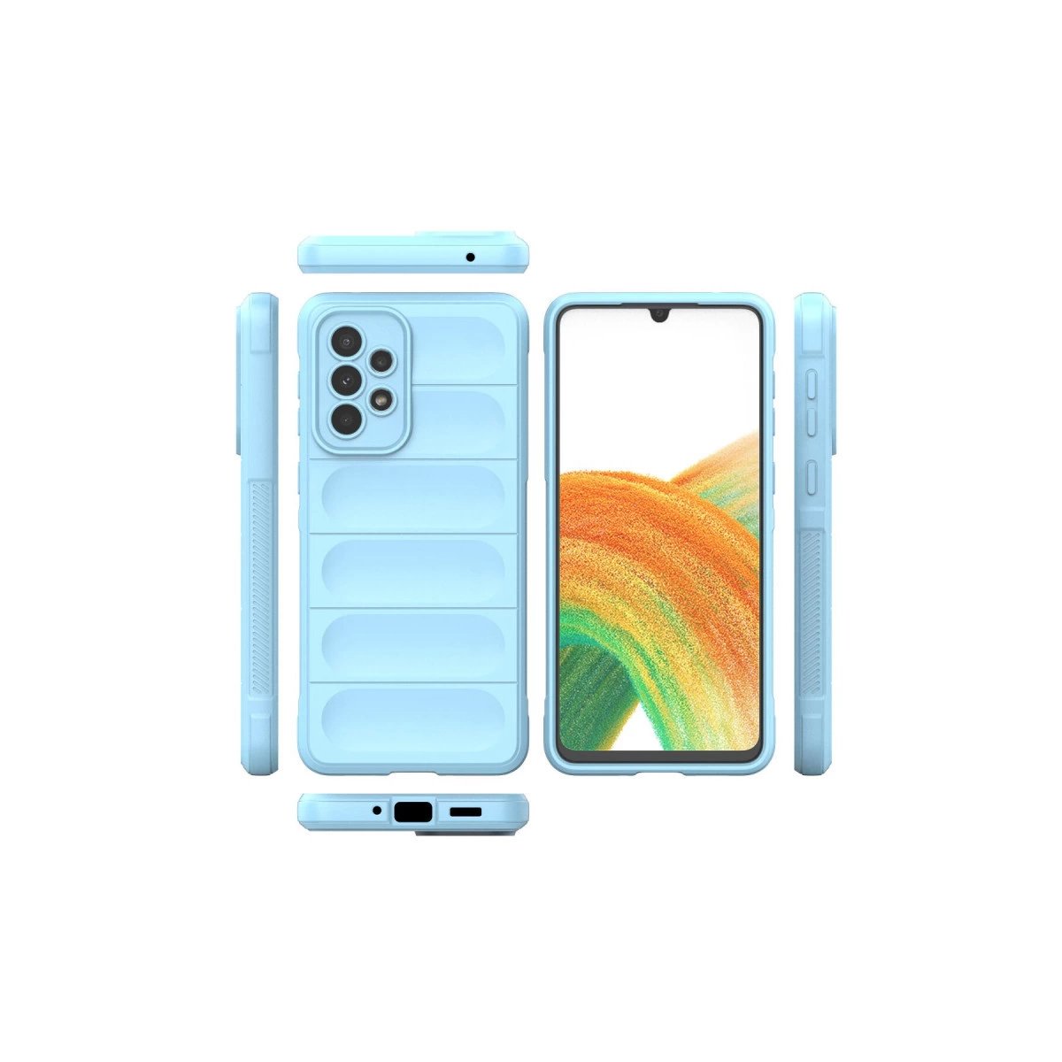 Samsung Galaxy A33 5g Kılıf Optimum Silikon - Sky Blue Samsung Galaxy A33 5g Kılıf Optimum Silikon - Sky Blue