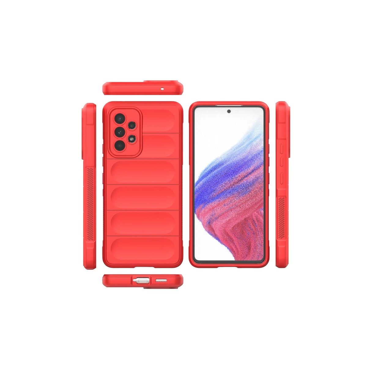 Samsung Galaxy A73 5g Kılıf Optimum Silikon - Kırmızı Samsung Galaxy A73 5g Kılıf Optimum Silikon - Kırmızı