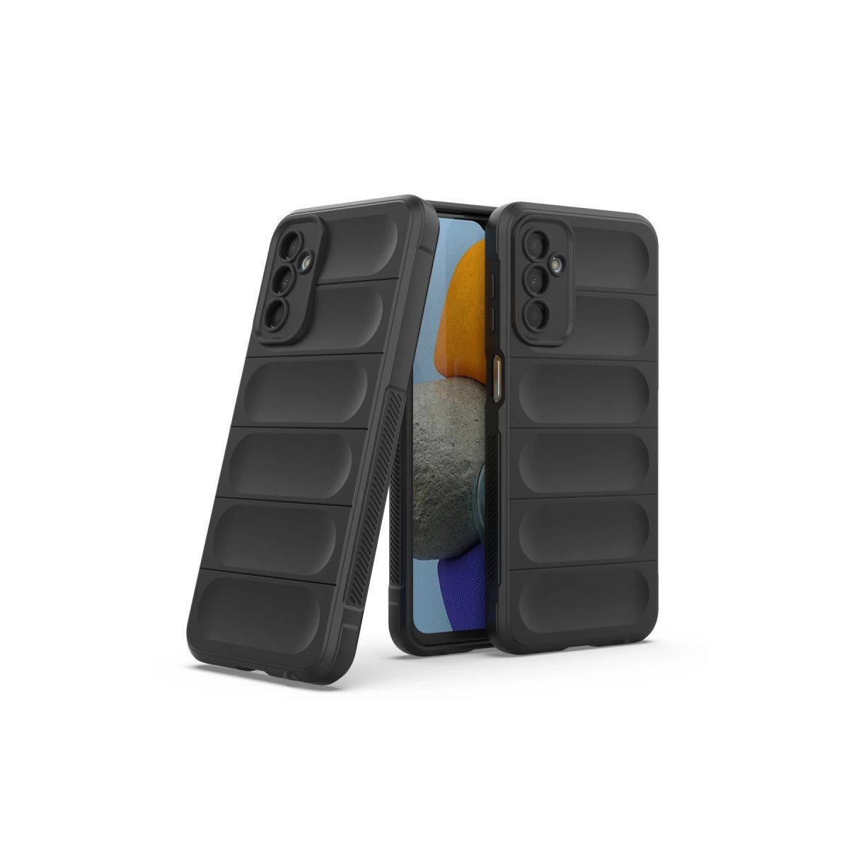 Samsung Galaxy M23 Kılıf Optimum Silikon - Siyah Samsung Galaxy M23 Kılıf Optimum Silikon - Siyah