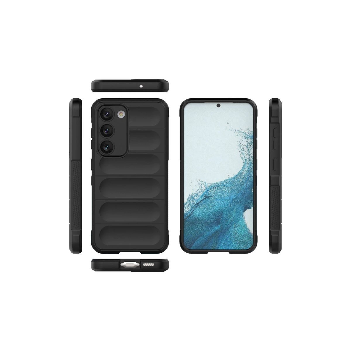 Samsung Galaxy S23 Plus Kılıf Optimum Silikon - Siyah Samsung Galaxy S23 Plus Kılıf Optimum Silikon - Siyah