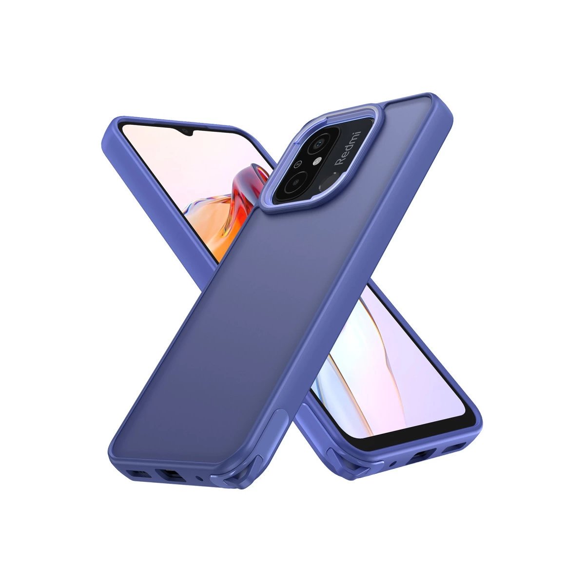 Xiaomi Redmi 12c Kılıf Elegant Kapak - Açık Mavi Xiaomi Redmi 12c Kılıf Elegant Kapak - Açık Mavi