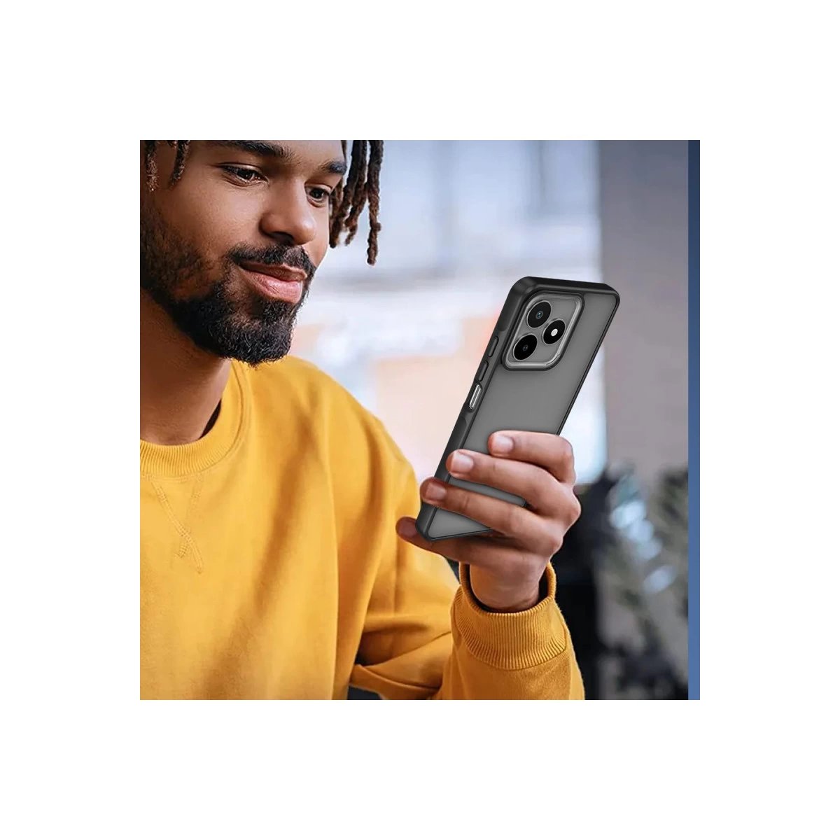 Realme C53 Kılıf Elegant Kapak - Açık Mavi Realme C53 Kılıf Elegant Kapak - Açık Mavi