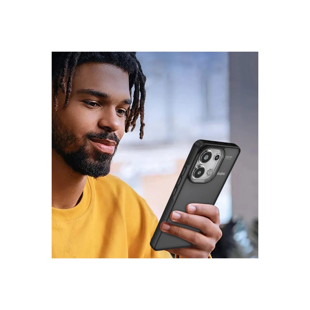 Xiaomi Redmi Note 13 4g Kılıf Elegant Kapak - Siyah Xiaomi Redmi Note 13 4g Kılıf Elegant Kapak - Siyah