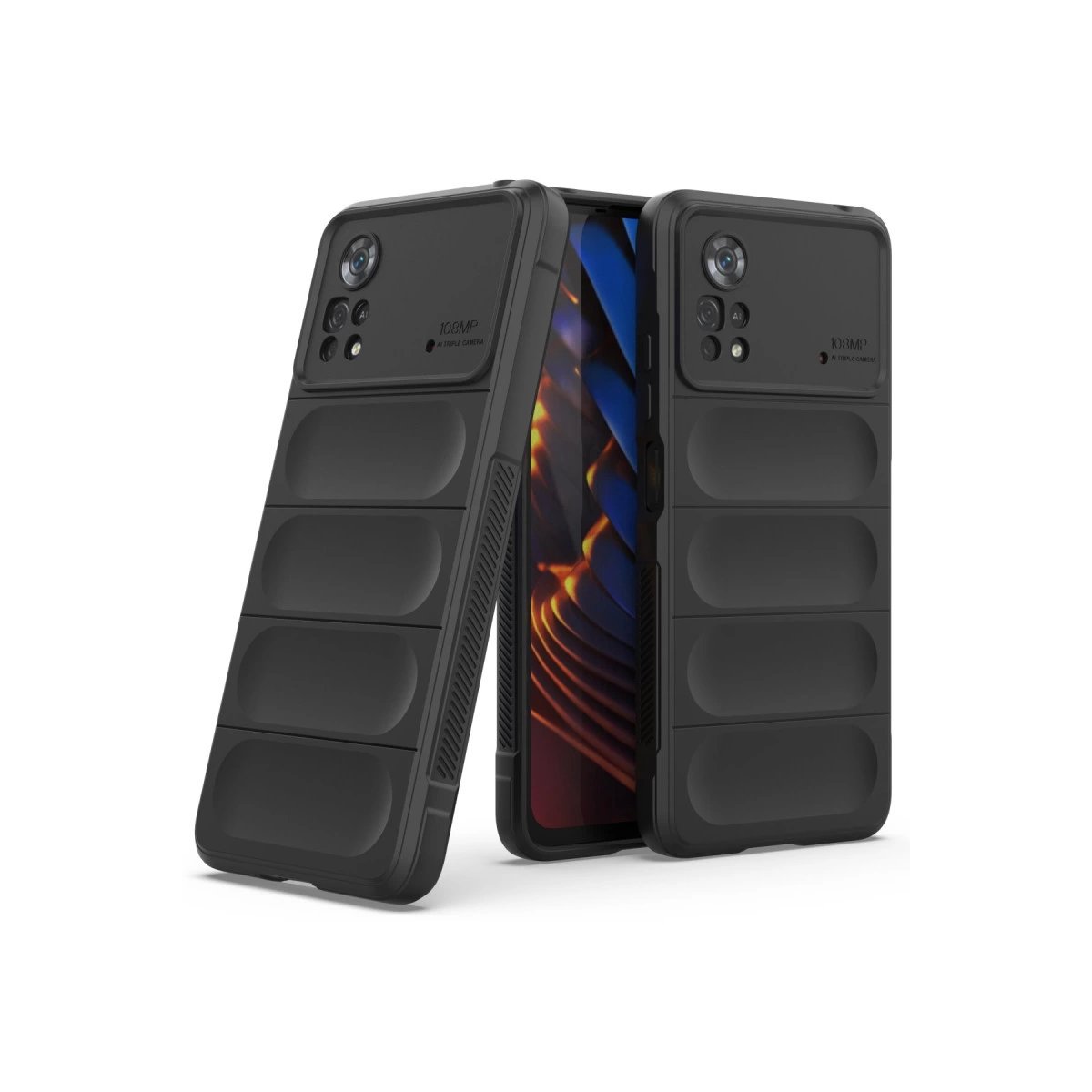 Xiaomi Poco X4 Pro 5g Kılıf Optimum Silikon - Siyah