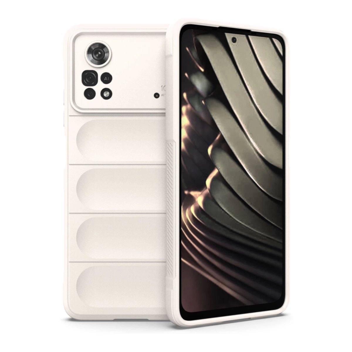 Xiaomi Poco X4 Pro 5g Kılıf Optimum Silikon - Krem Xiaomi Poco X4 Pro 5g Kılıf Optimum Silikon - Krem