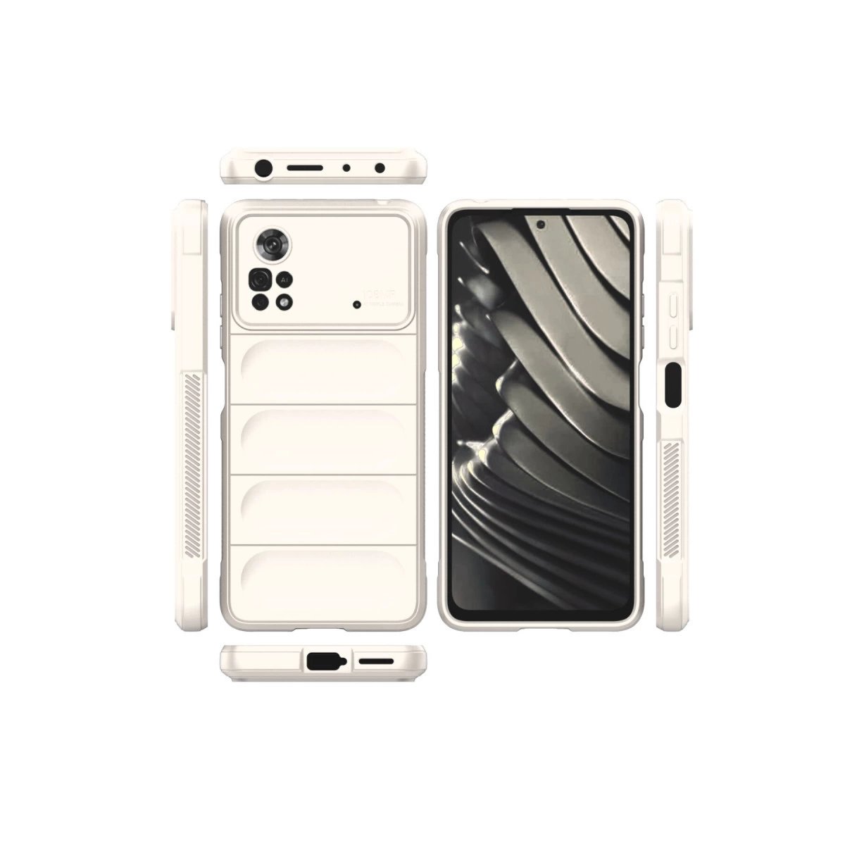 Xiaomi Poco X4 Pro 5g Kılıf Optimum Silikon - Krem Xiaomi Poco X4 Pro 5g Kılıf Optimum Silikon - Krem