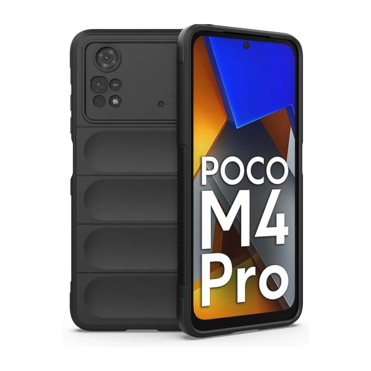 Xiaomi Poco M4 Pro 4g Kılıf Optimum Silikon - Siyah Xiaomi Poco M4 Pro 4g Kılıf Optimum Silikon - Siyah