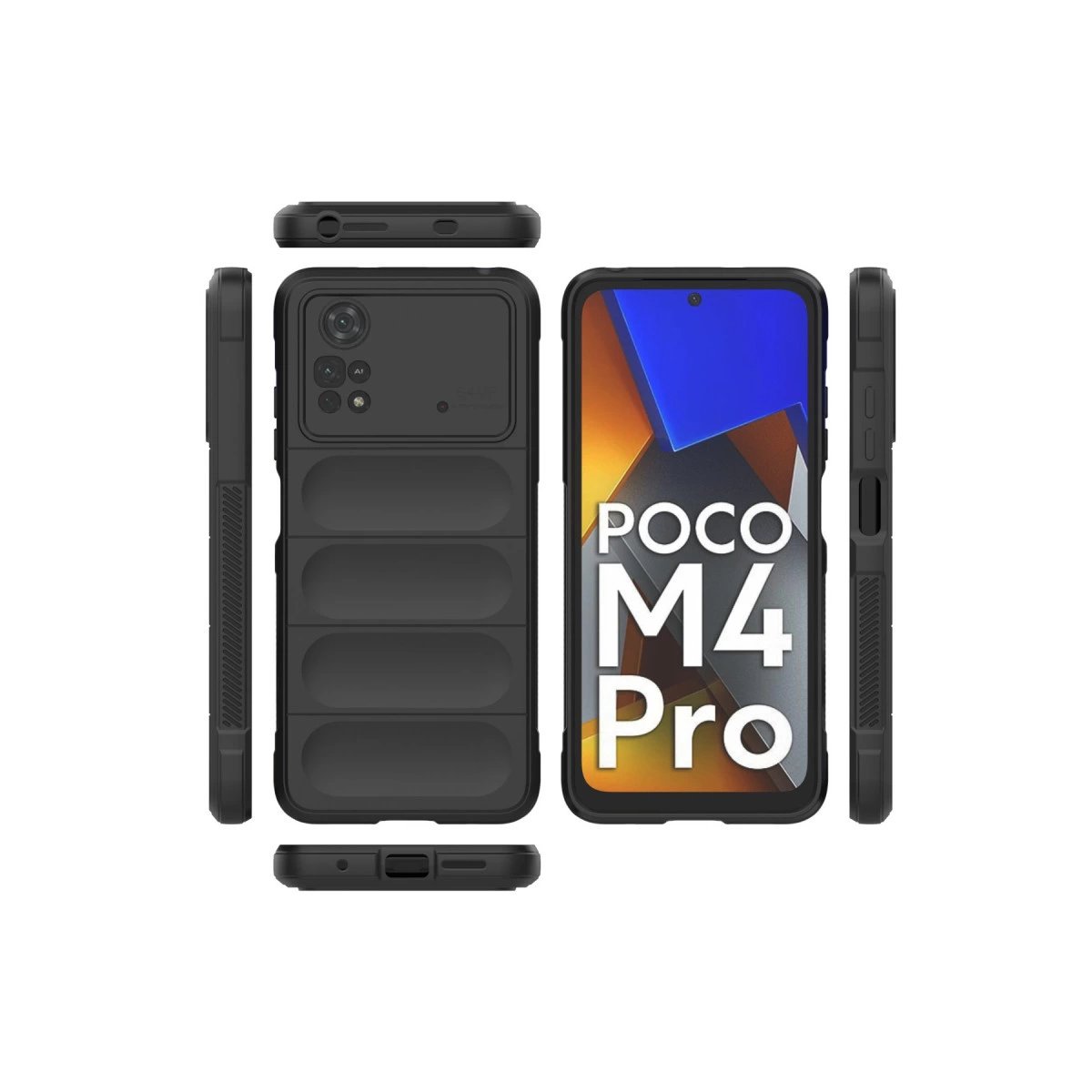 Xiaomi Poco M4 Pro 4g Kılıf Optimum Silikon - Siyah Xiaomi Poco M4 Pro 4g Kılıf Optimum Silikon - Siyah