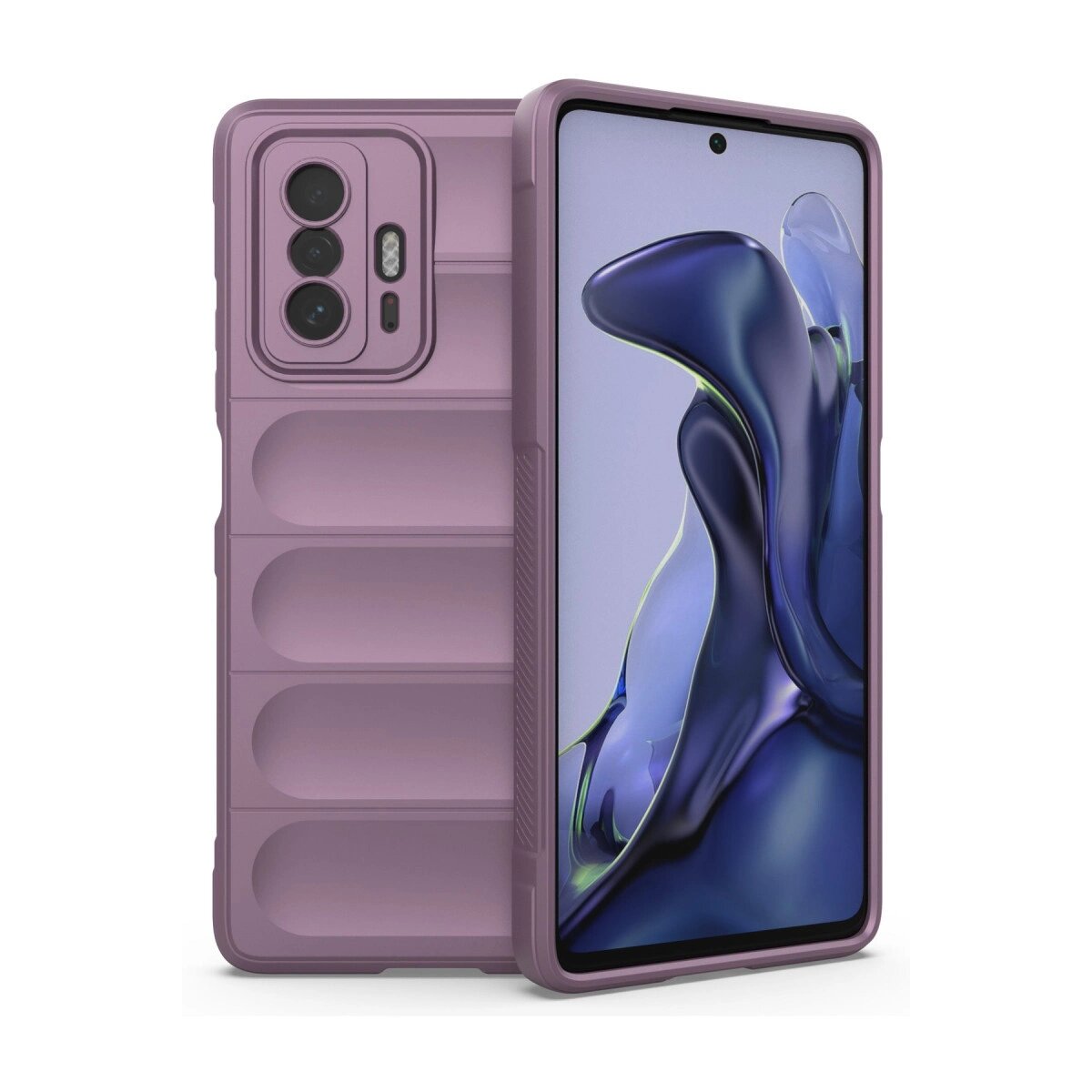 Xiaomi Mi 11t Kılıf Optimum Silikon - Mor Xiaomi Mi 11t Kılıf Optimum Silikon - Mor