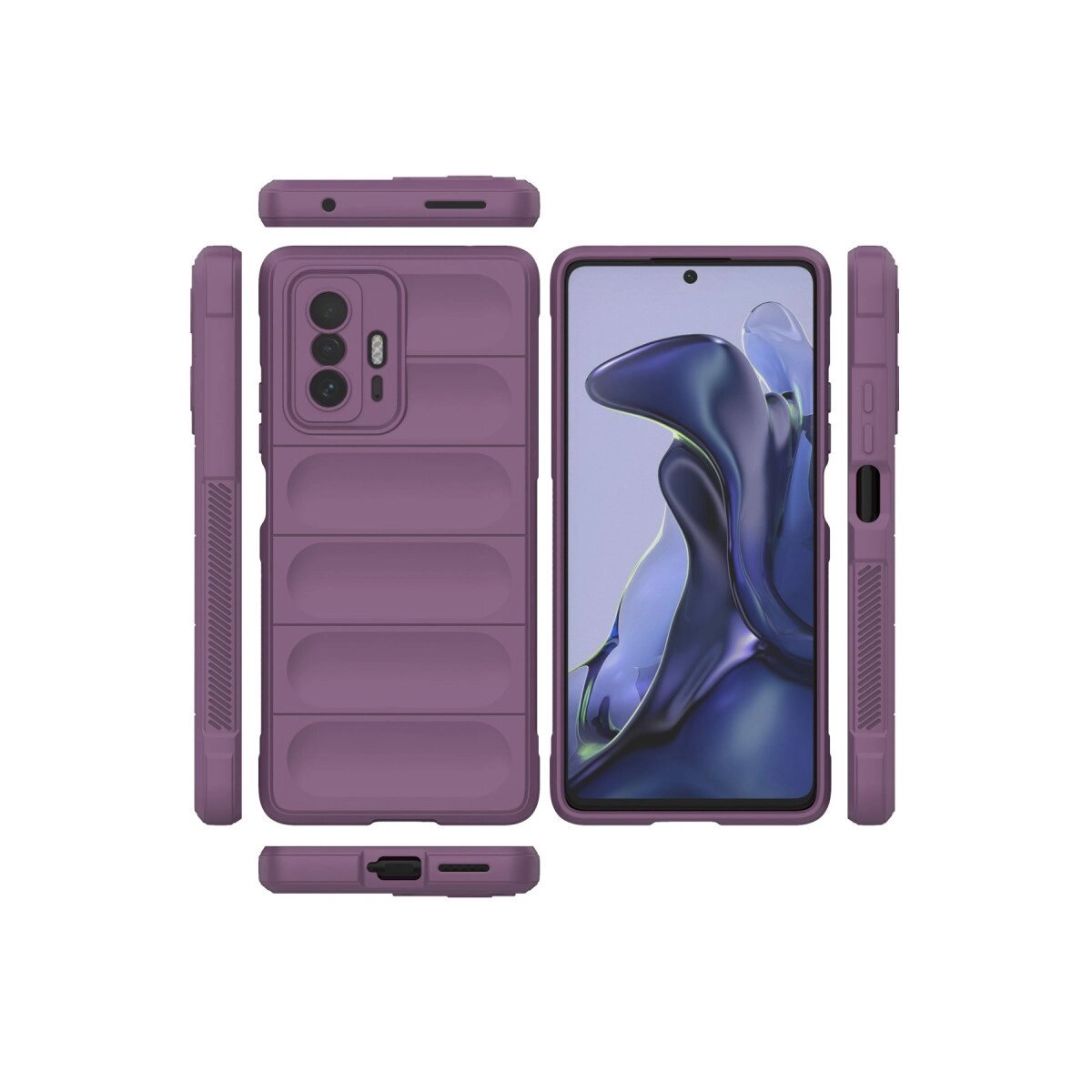Xiaomi Mi 11t Kılıf Optimum Silikon - Mor Xiaomi Mi 11t Kılıf Optimum Silikon - Mor