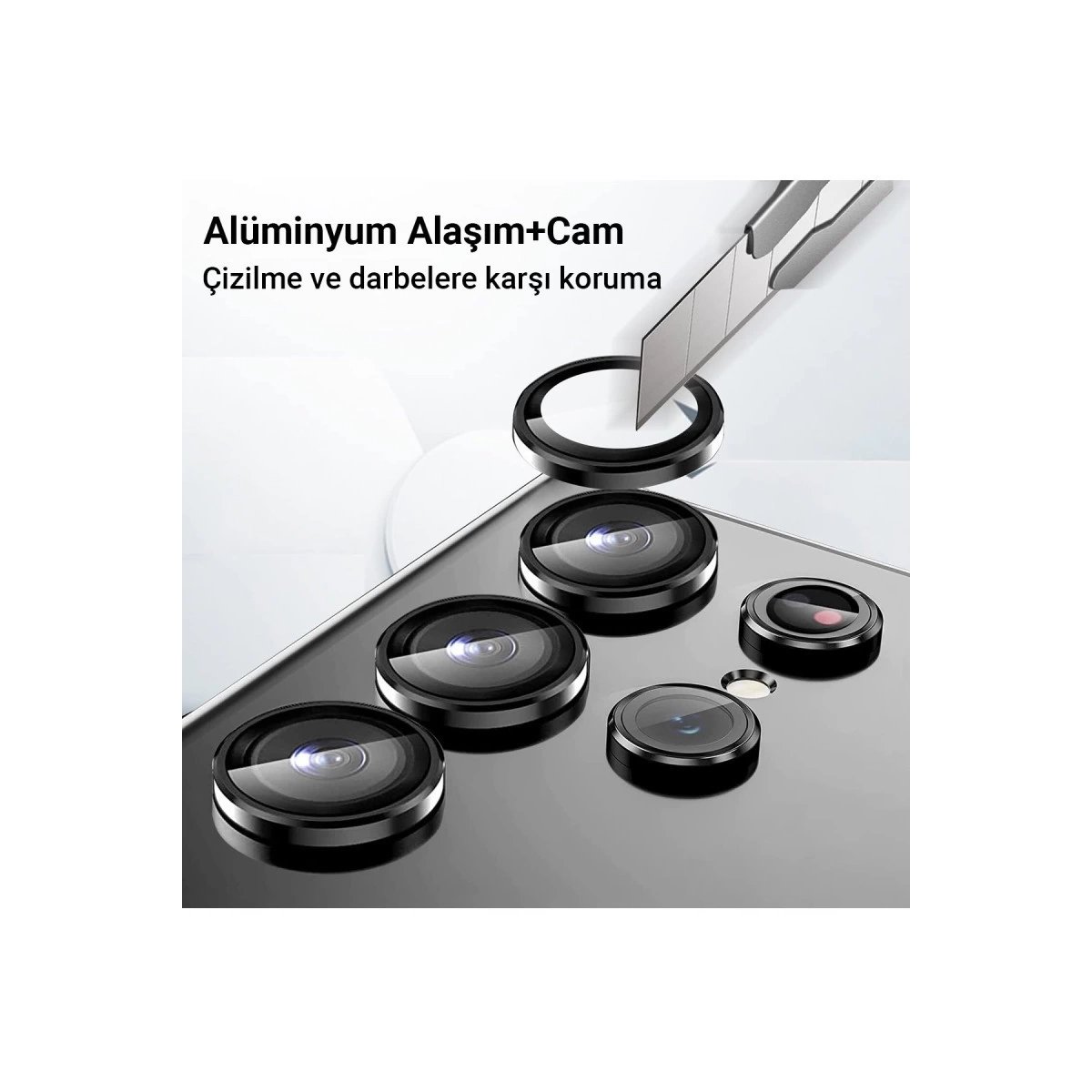 Samsung Galaxy A25 5g Valdez Metal Kamera Lens - Gümüş Samsung Galaxy A25 5g Valdez Metal Kamera Lens - Gümüş