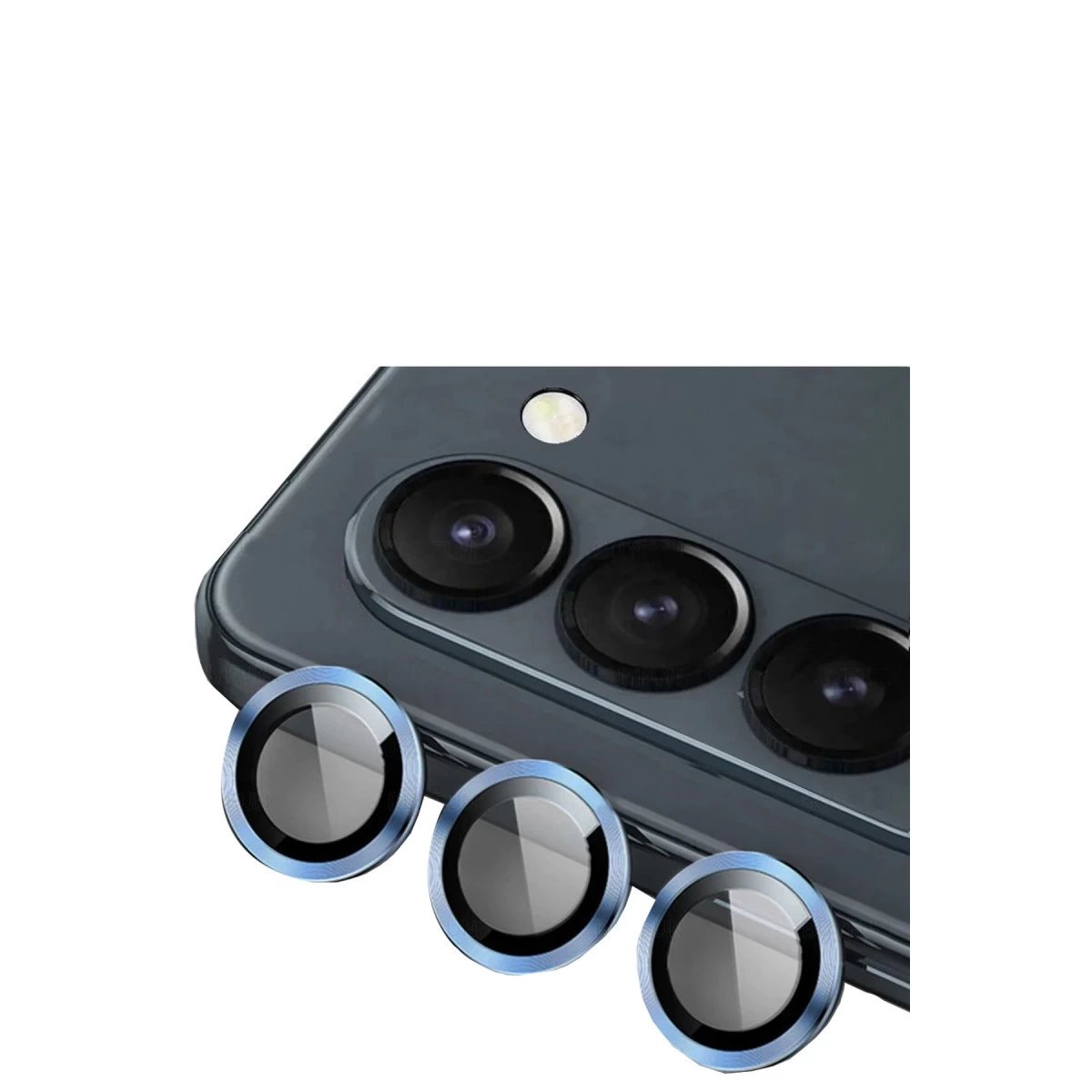 Samsung Galaxy Z Fold 5 Valdez Metal Kamera Lens - Mavi Samsung Galaxy Z Fold 5 Valdez Metal Kamera Lens - Mavi