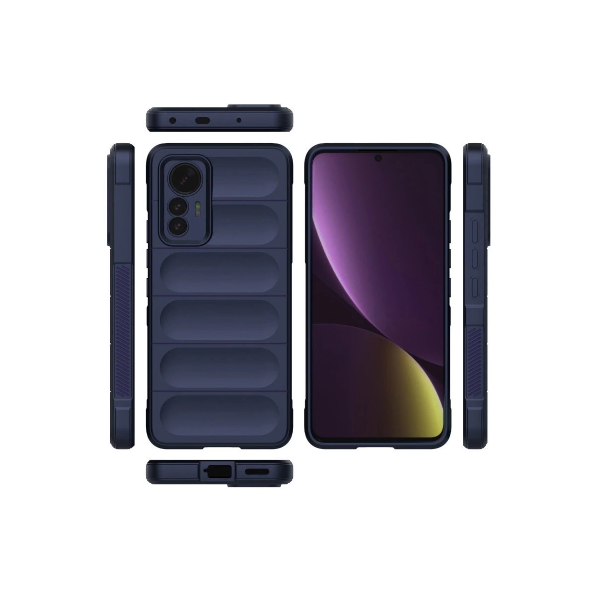 Xiaomi Mi 12 Lite Kılıf Optimum Silikon - Lacivert Xiaomi Mi 12 Lite Kılıf Optimum Silikon - Lacivert