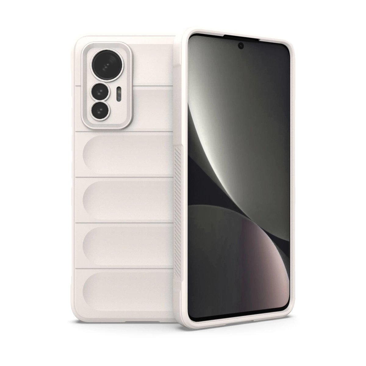 Xiaomi Mi 12 Lite Kılıf Optimum Silikon - Krem Xiaomi Mi 12 Lite Kılıf Optimum Silikon - Krem