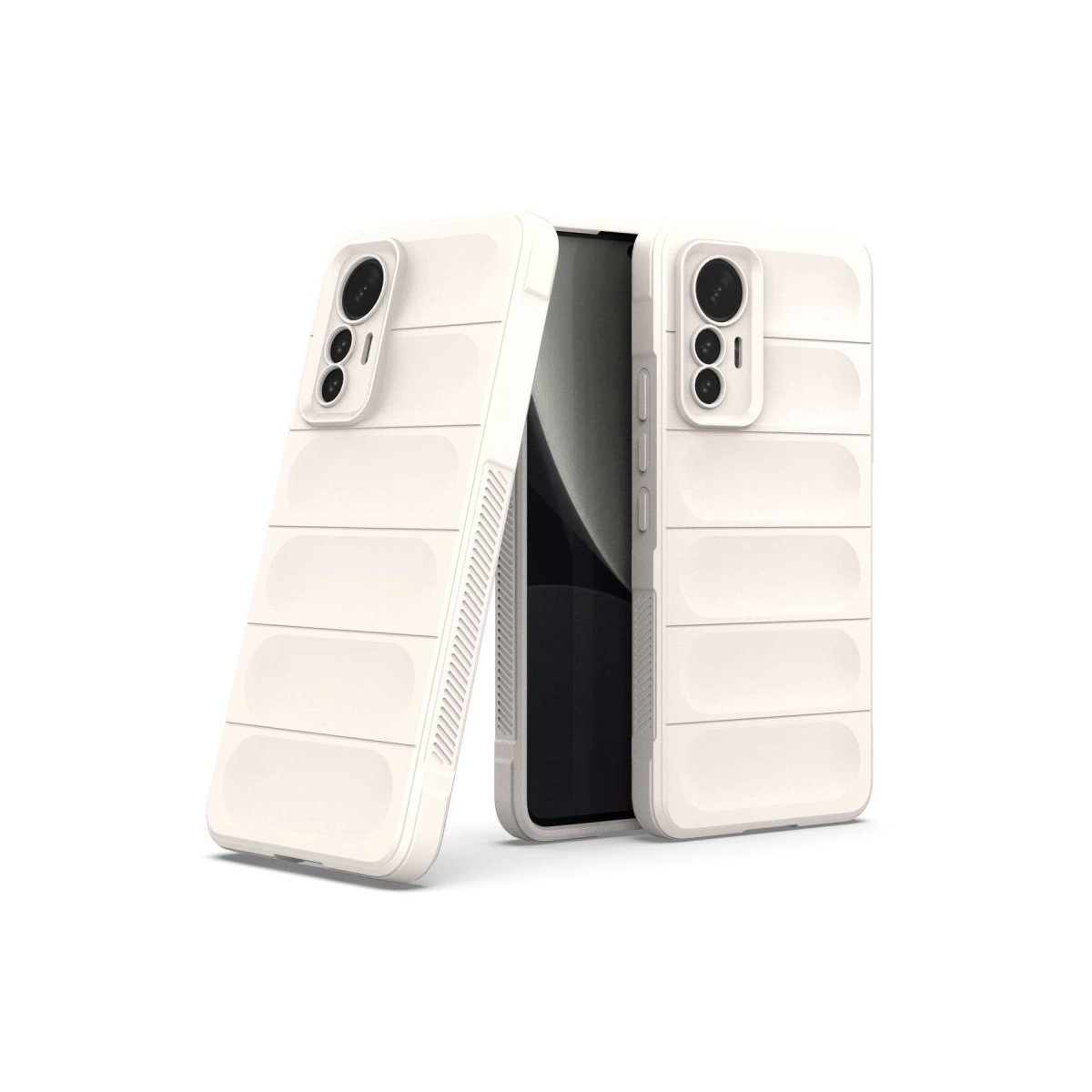 Xiaomi Mi 12 Lite Kılıf Optimum Silikon - Krem Xiaomi Mi 12 Lite Kılıf Optimum Silikon - Krem