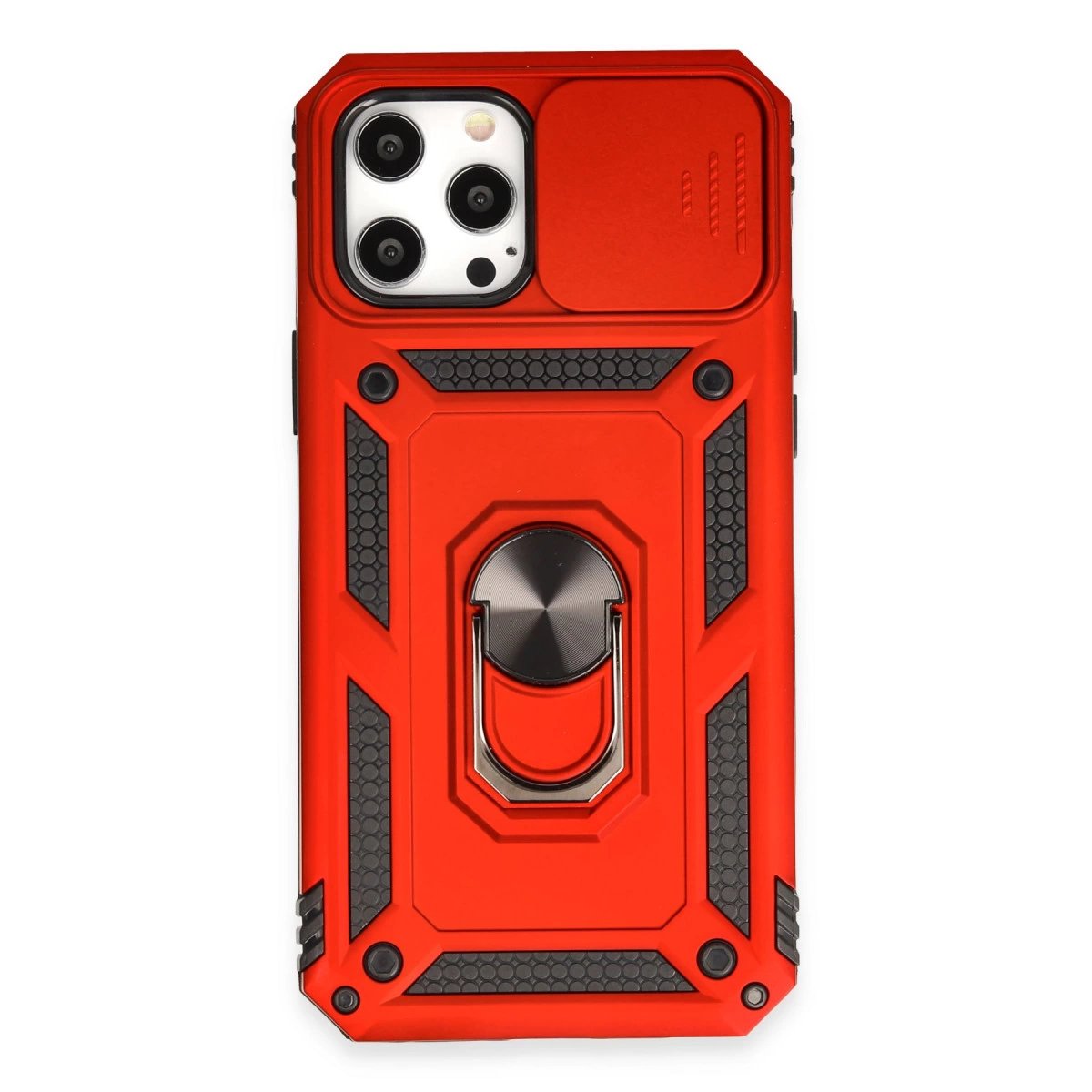 İphone 12 Pro Max Kılıf Pars Lens Yüzüklü Silikon - Kırmızı İphone 12 Pro Max Kılıf Pars Lens Yüzüklü Silikon - Kırmızı