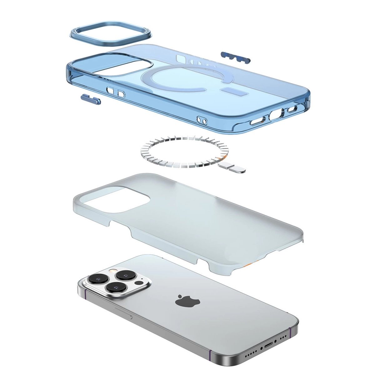 İphone 14 Pro Kılıf Troy Magsafe Kapak - Mor İphone 14 Pro Kılıf Troy Magsafe Kapak - Mor