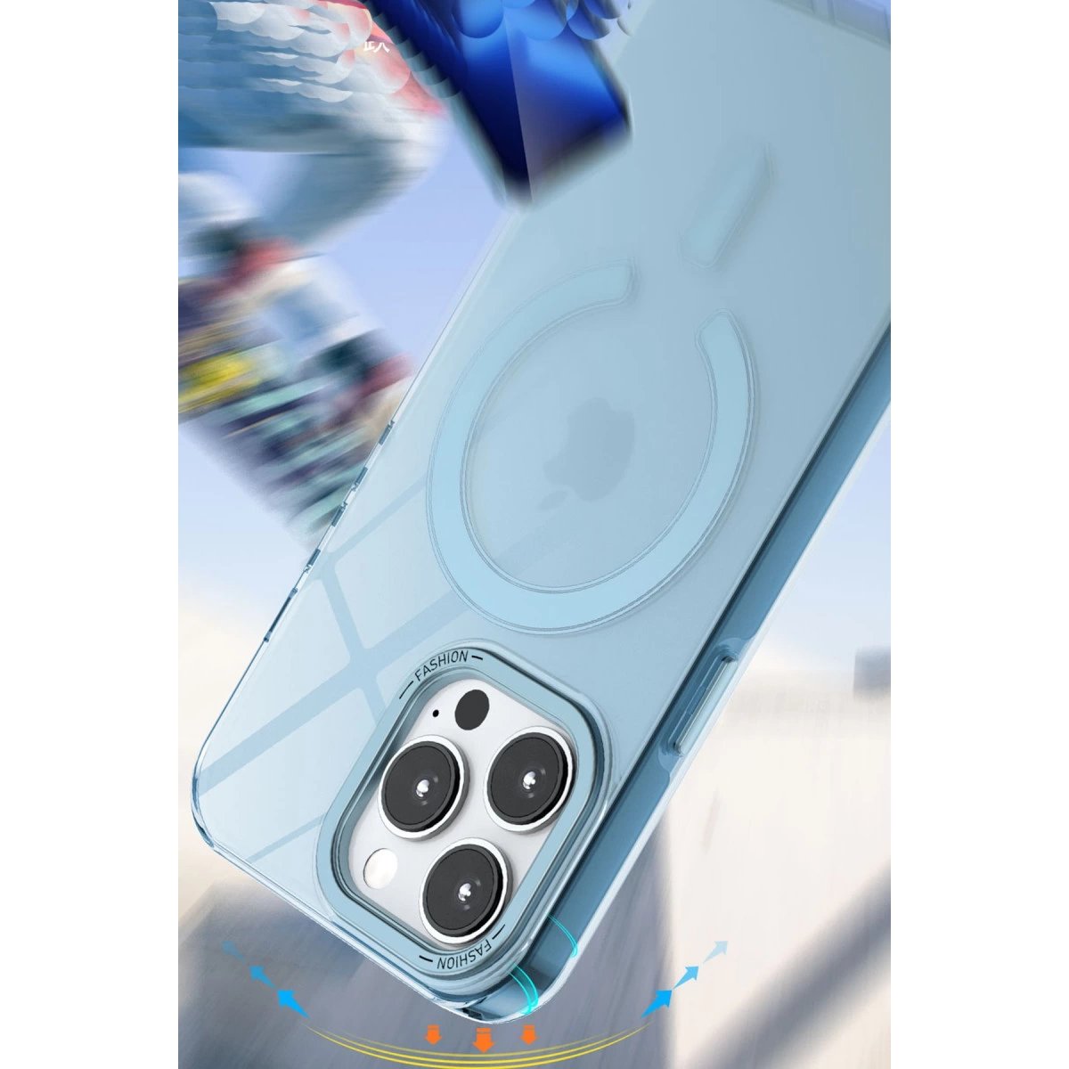 İphone 14 Pro Kılıf Troy Magsafe Kapak - Mor İphone 14 Pro Kılıf Troy Magsafe Kapak - Mor