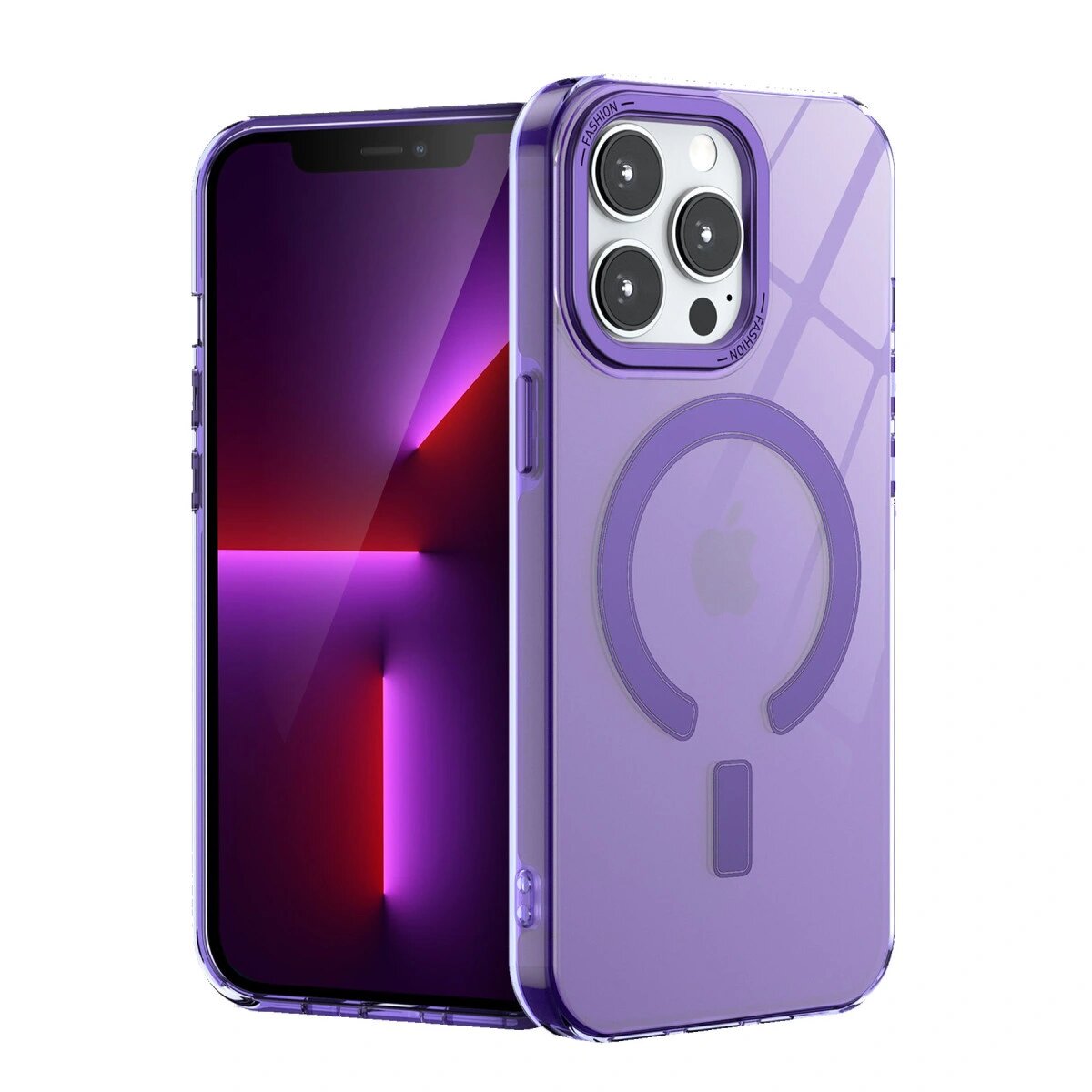İphone 14 Pro Max Kılıf Troy Magsafe Kapak - Mor İphone 14 Pro Max Kılıf Troy Magsafe Kapak - Mor