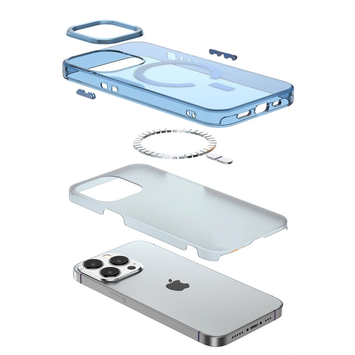 İphone 14 Pro Max Kılıf Troy Magsafe Kapak - Mor İphone 14 Pro Max Kılıf Troy Magsafe Kapak - Mor