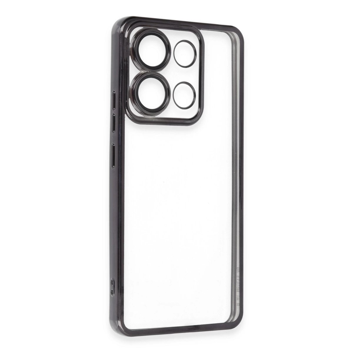 Xiaomi Poco X6 Pro Kılıf Razer Lensli Silikon - Siyah