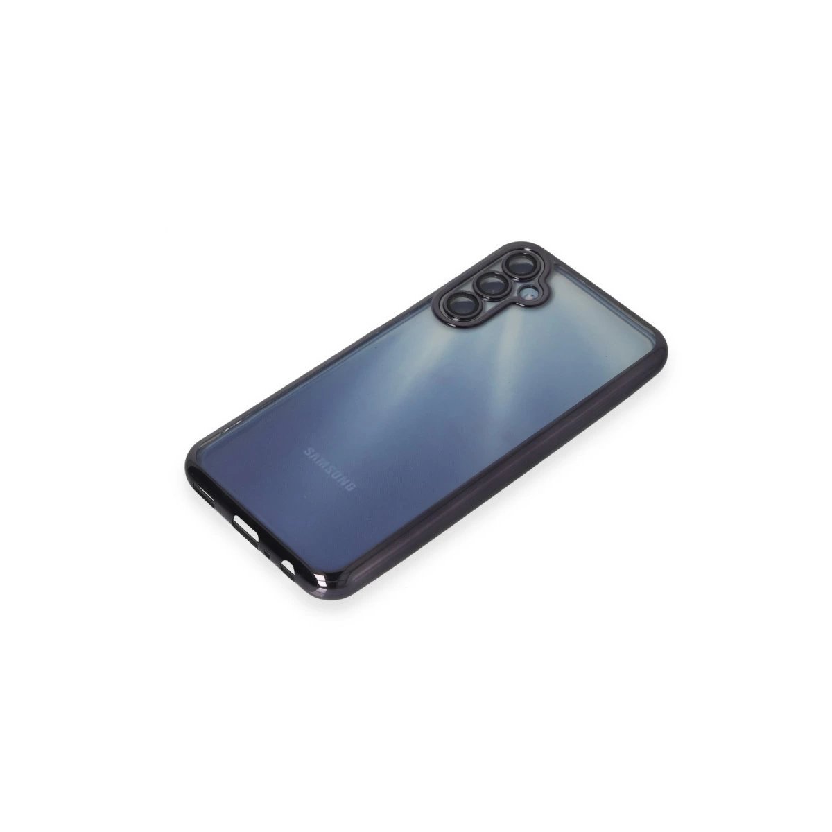 Samsung Galaxy A15 4g Kılıf Razer Lensli Silikon - Mor Samsung Galaxy A15 4g Kılıf Razer Lensli Silikon - Mor