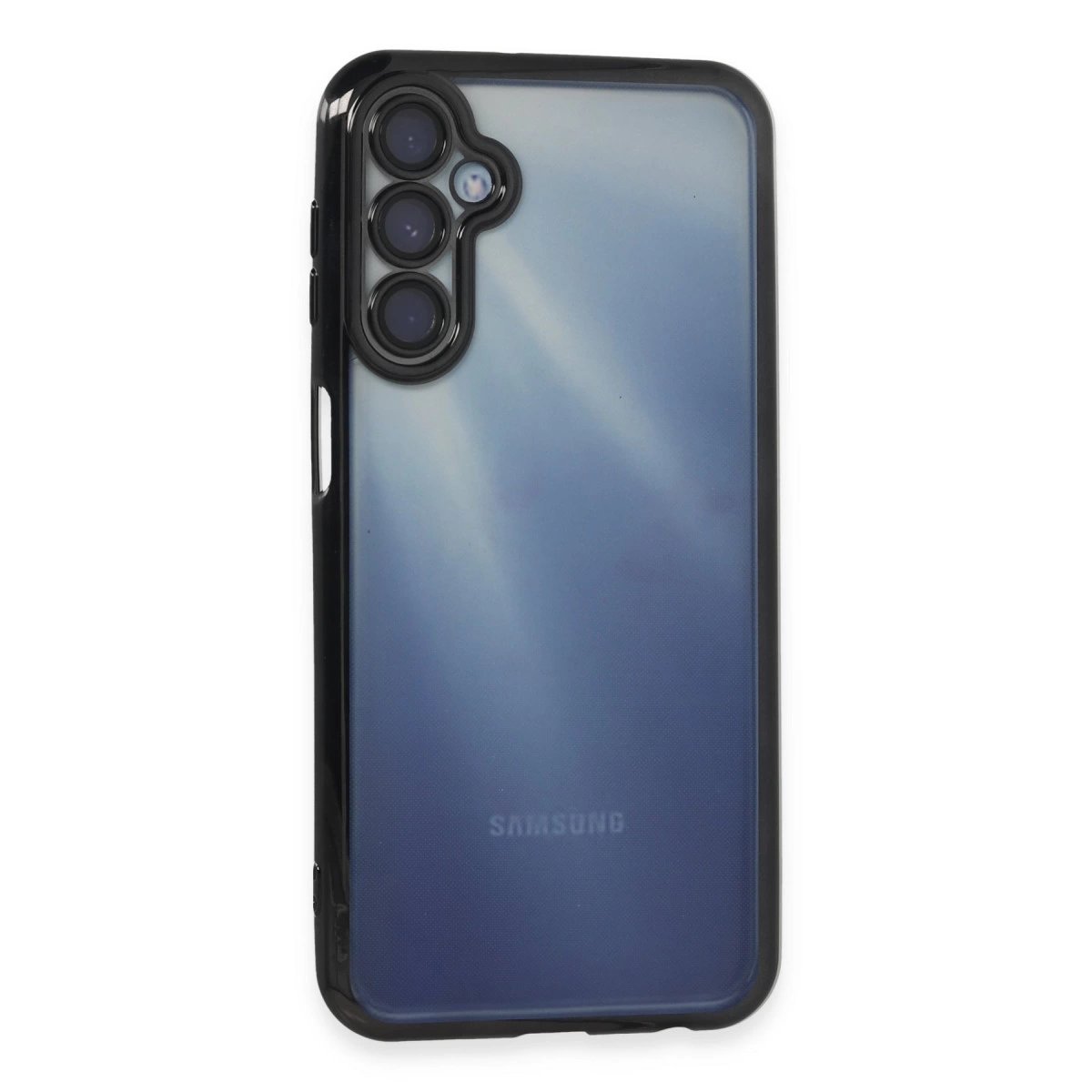 Samsung Galaxy A55 5g Kılıf Razer Lensli Silikon - Siyah Samsung Galaxy A55 5g Kılıf Razer Lensli Silikon - Siyah