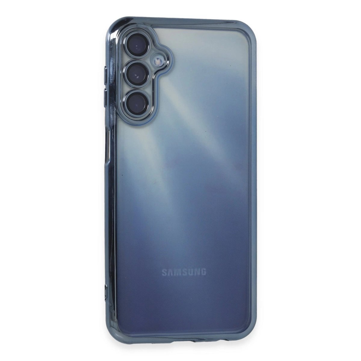 Samsung Galaxy A55 5g Kılıf Razer Lensli Silikon - Açık Mavi Samsung Galaxy A55 5g Kılıf Razer Lensli Silikon - Açık Mavi