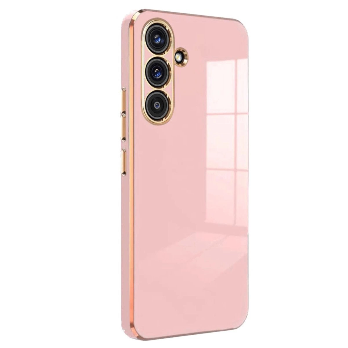 Samsung Galaxy S25 Plus Kılıf Volet Silikon - Pembe Samsung Galaxy S25 Plus Kılıf Volet Silikon - Pembe