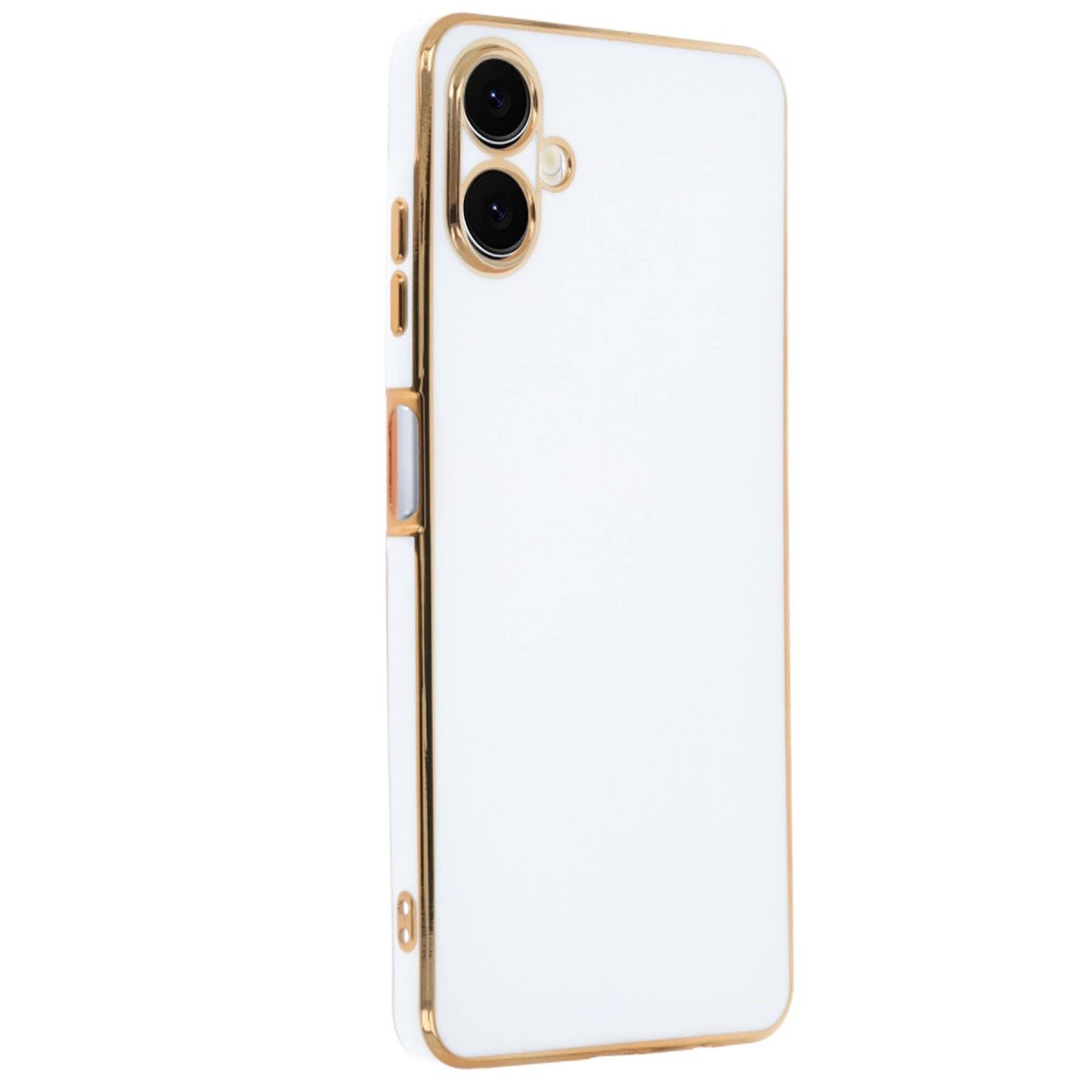 Samsung Galaxy A06 Kılıf Volet Silikon - Beyaz Samsung Galaxy A06 Kılıf Volet Silikon - Beyaz