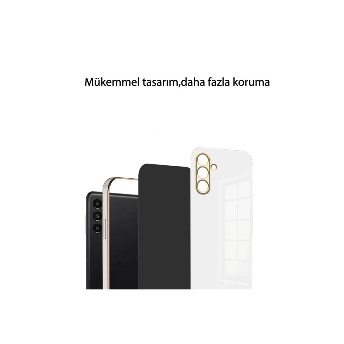 Samsung Galaxy A36 Kılıf Volet Silikon - Siyah