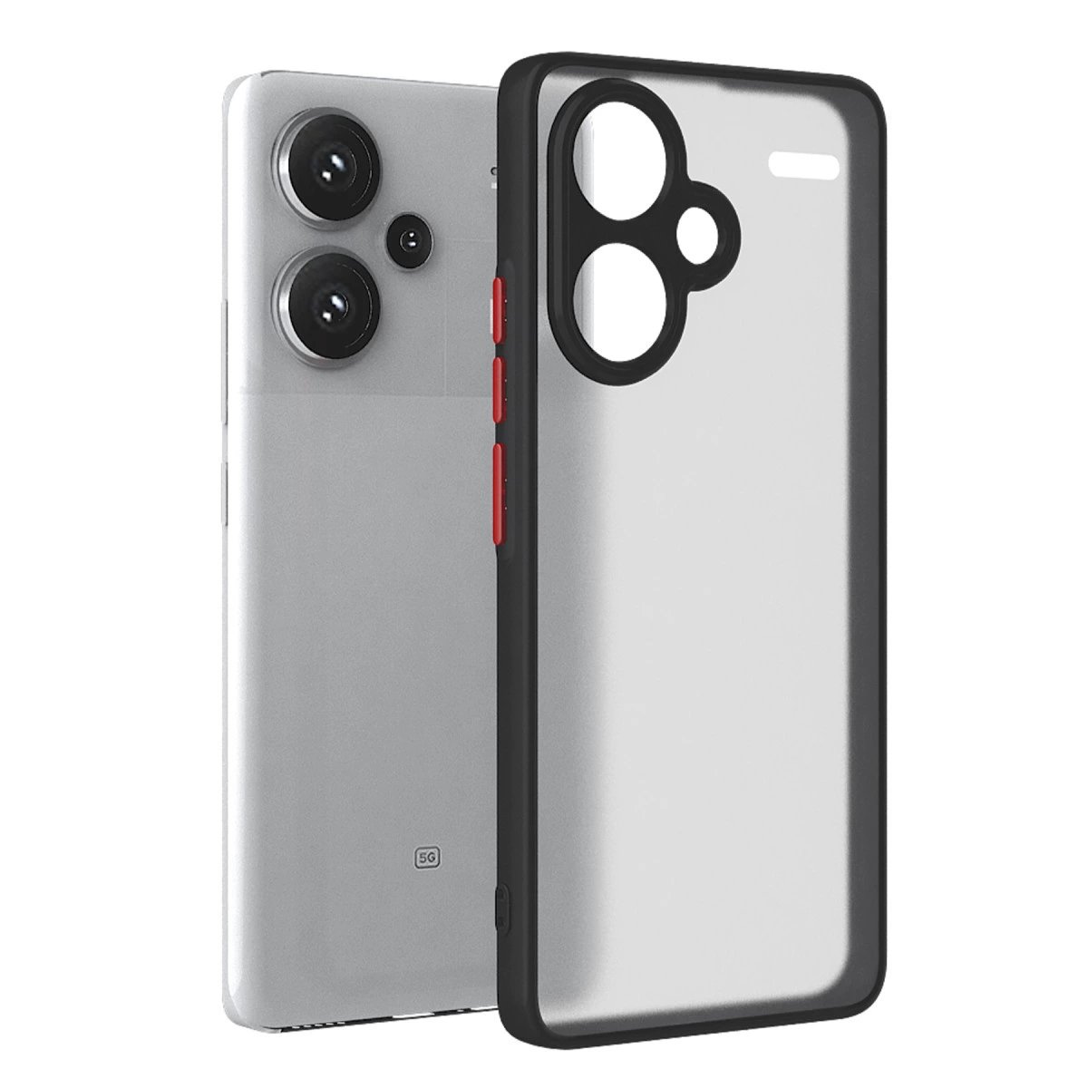 Xiaomi Redmi Note 13 Pro Plus Kılıf Montreal Silikon Kapak - Siyah Xiaomi Redmi Note 13 Pro Plus Kılıf Montreal Silikon Kapak - Siyah