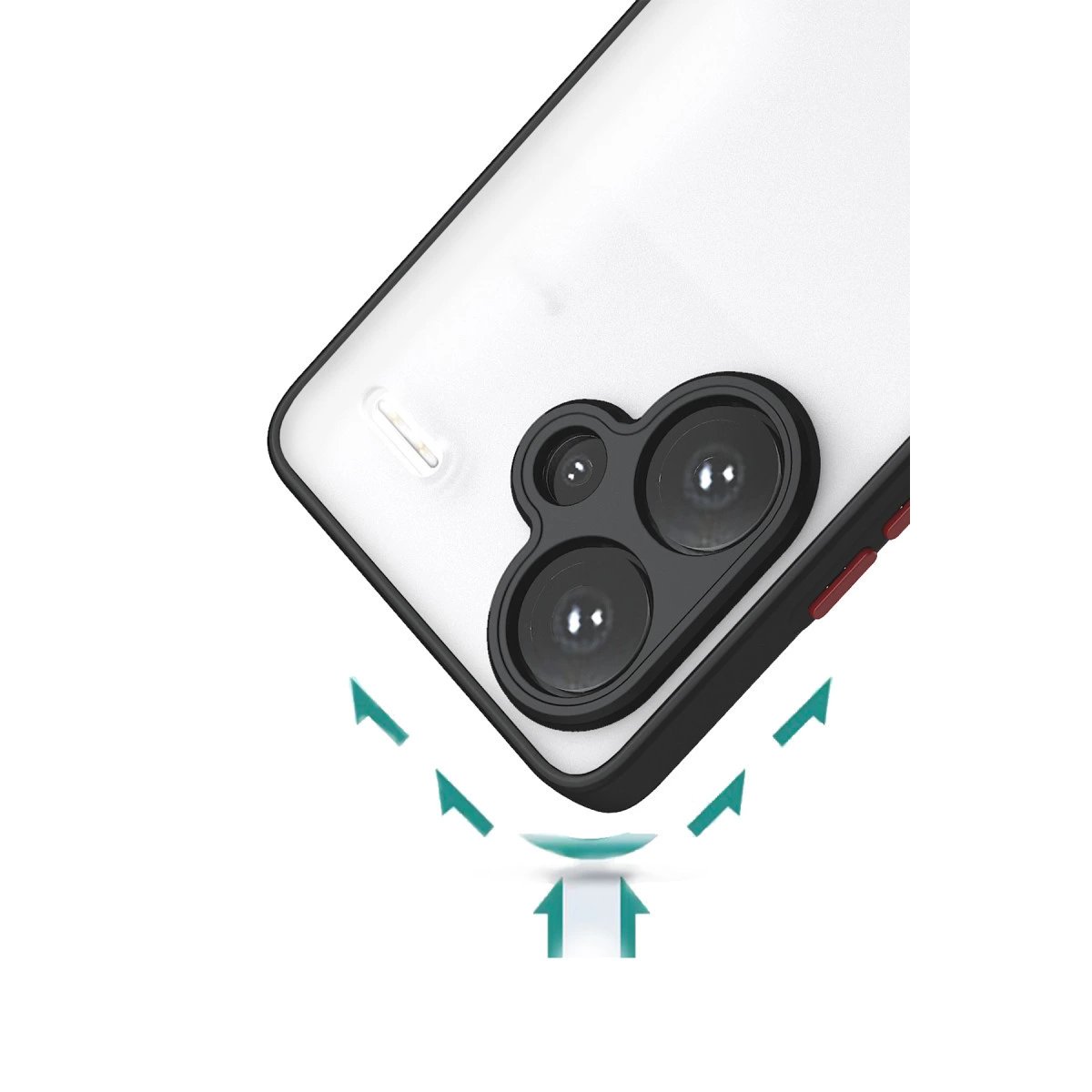Xiaomi Redmi Note 13 Pro Plus Kılıf Montreal Silikon Kapak - Siyah Xiaomi Redmi Note 13 Pro Plus Kılıf Montreal Silikon Kapak - Siyah