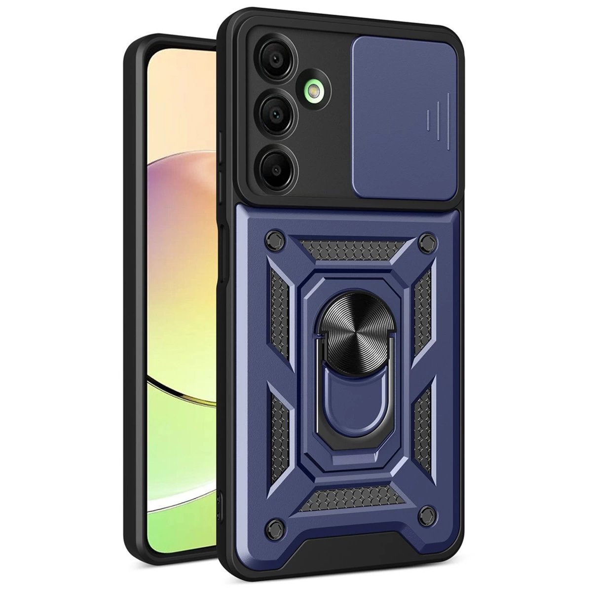 Samsung Galaxy A36 Kılıf Pars Lens Yüzüklü Silikon - Lacivert Samsung Galaxy A36 Kılıf Pars Lens Yüzüklü Silikon - Lacivert