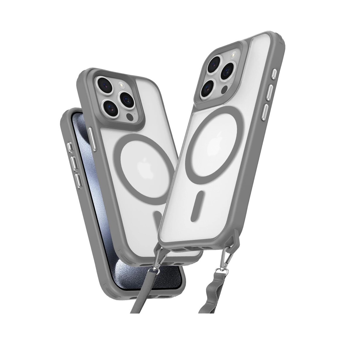 İphone 14 Pro Max Kılıf Enka Magsafe Silikon Kılıf - Titan Gri İphone 14 Pro Max Kılıf Enka Magsafe Silikon Kılıf - Titan Gri