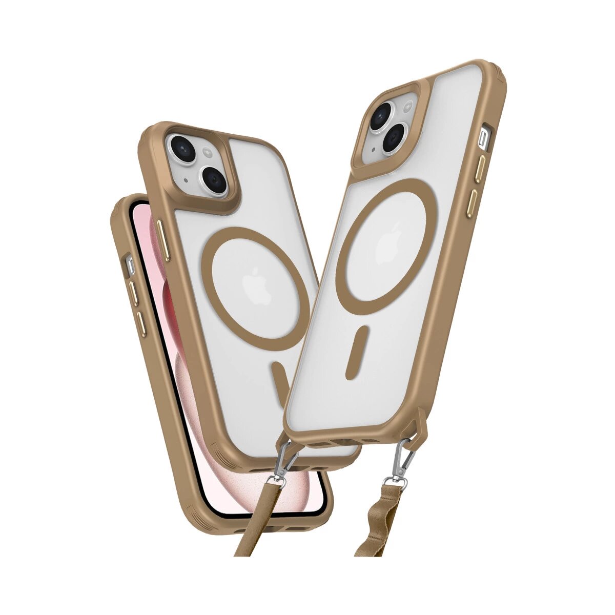 İphone 15 Plus Kılıf Enka Magsafe Silikon Kılıf - Desert İphone 15 Plus Kılıf Enka Magsafe Silikon Kılıf - Desert