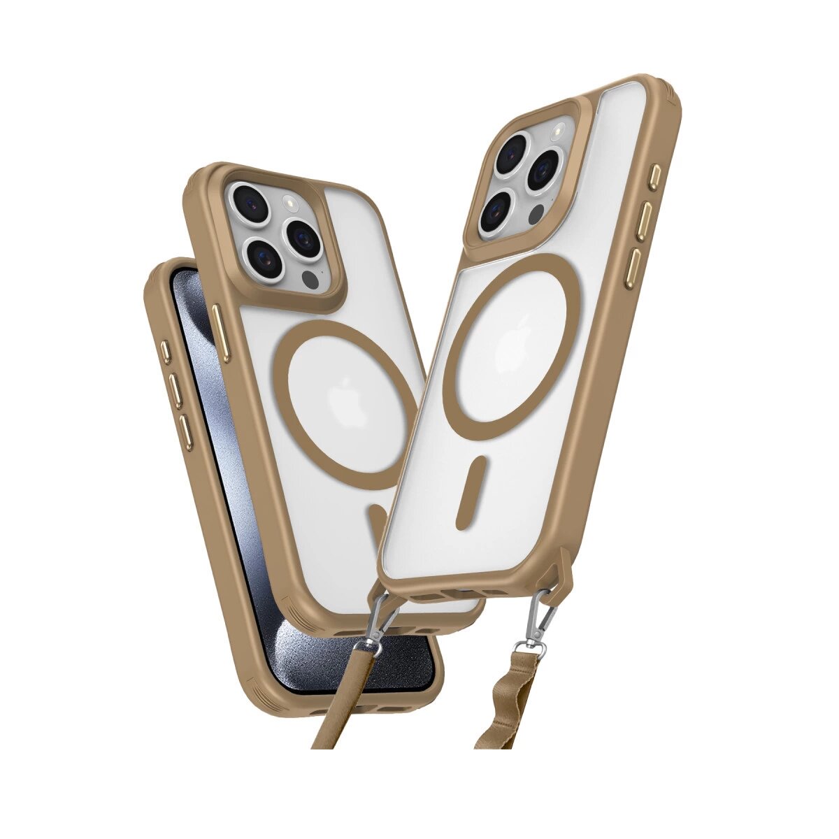 İphone 15 Pro Max Kılıf Enka Magsafe Silikon Kılıf - Desert İphone 15 Pro Max Kılıf Enka Magsafe Silikon Kılıf - Desert