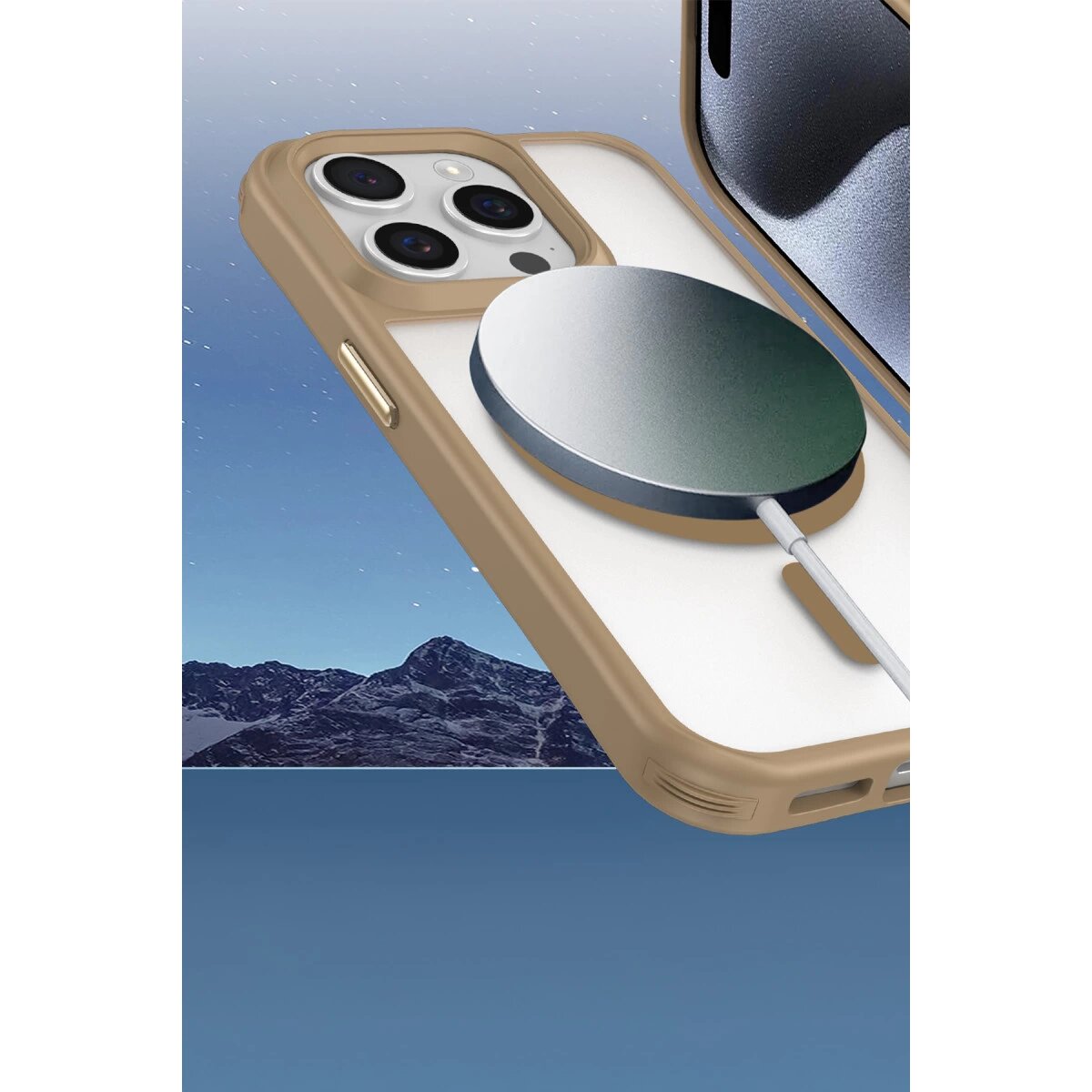 İphone 16 Pro Kılıf Enka Magsafe Silikon Kılıf - Şeffaf İphone 16 Pro Kılıf Enka Magsafe Silikon Kılıf - Şeffaf