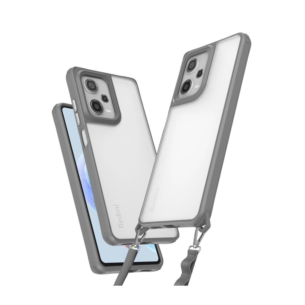 Xiaomi Redmi Note 12 Pro 5g Kılıf Penta Silikon Kılıf - Titan Gri Xiaomi Redmi Note 12 Pro 5g Kılıf Penta Silikon Kılıf - Titan Gri