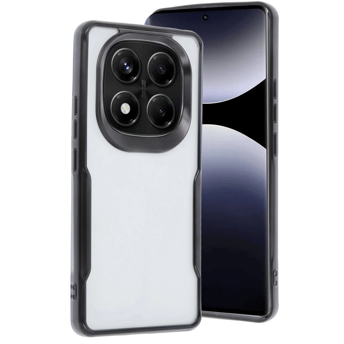 Xiaomi Redmi Note 14 Pro 4g Kılıf Boyi Silikon Kapak - Siyah Xiaomi Redmi Note 14 Pro 4g Kılıf Boyi Silikon Kapak - Siyah