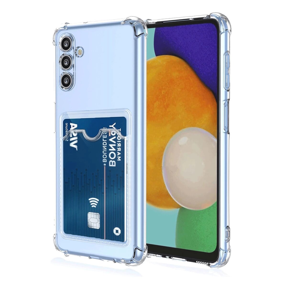Samsung Galaxy A26 Kılıf Kart Şeffaf Silikon - Şeffaf Samsung Galaxy A26 Kılıf Kart Şeffaf Silikon - Şeffaf