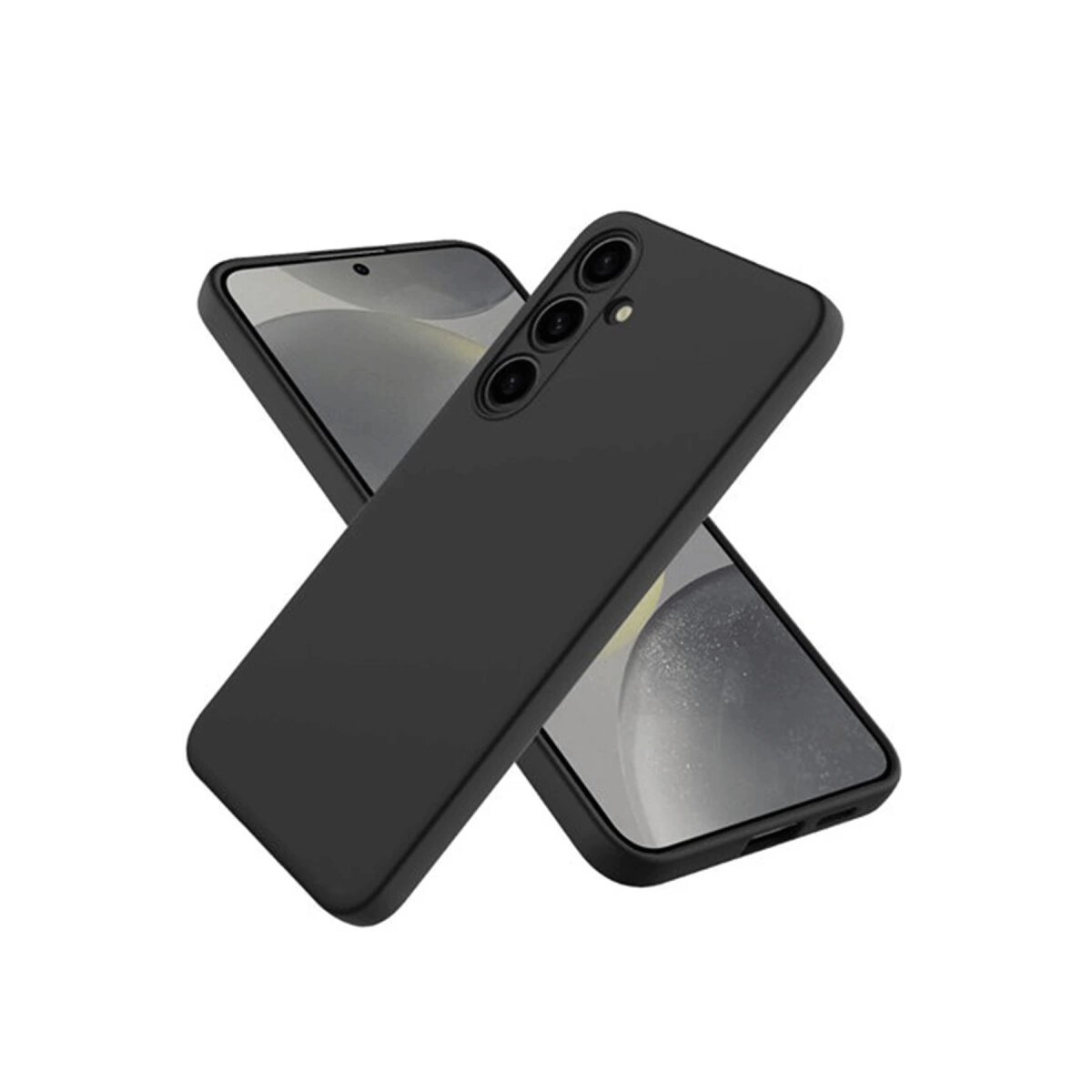 Samsung Galaxy A56 Kılıf First Silikon - Siyah