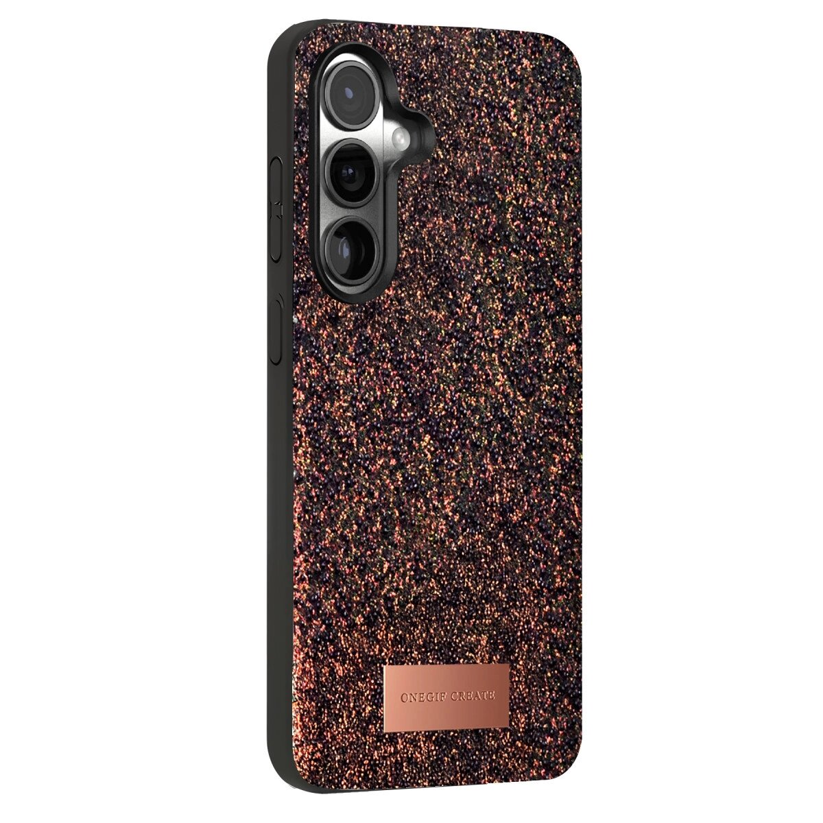 Onegif Samsung Galaxy S25 Plus Bright Simli Kapak - Derin Mor Onegif Samsung Galaxy S25 Plus Bright Simli Kapak - Derin Mor