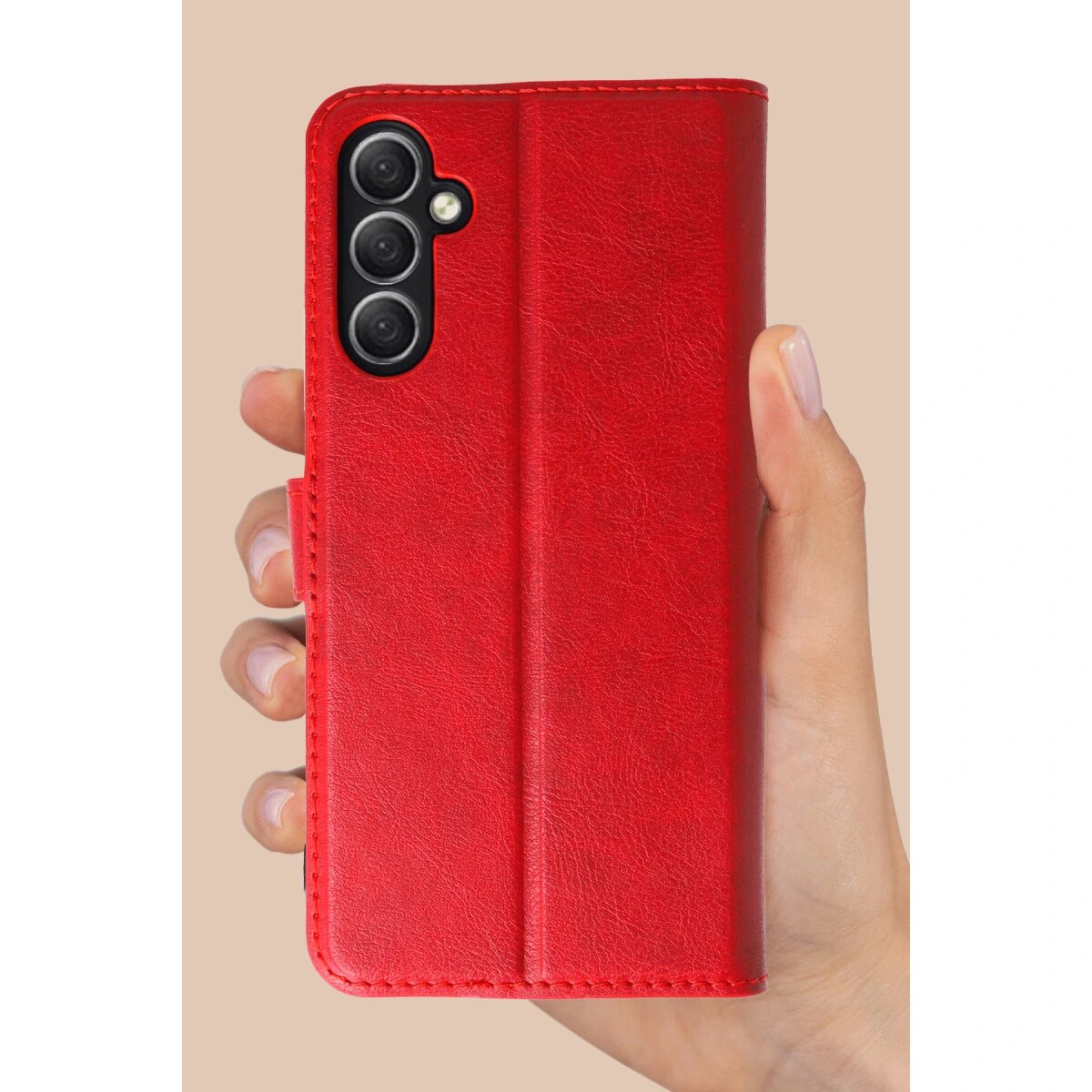 Samsung Galaxy A36 Kılıf Trend S Plus Kapaklı Kılıf - Taba Samsung Galaxy A36 Kılıf Trend S Plus Kapaklı Kılıf - Taba