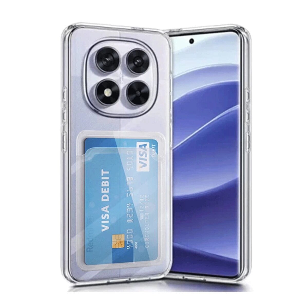 Xiaomi Redmi Note 14 Pro 5g Kılıf Kart Şeffaf Silikon - Şeffaf Xiaomi Redmi Note 14 Pro 5g Kılıf Kart Şeffaf Silikon - Şeffaf
